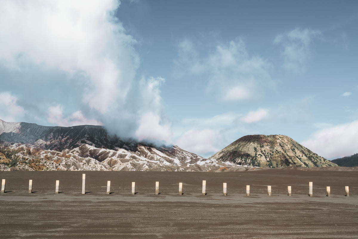 gambar gunung Sinabung