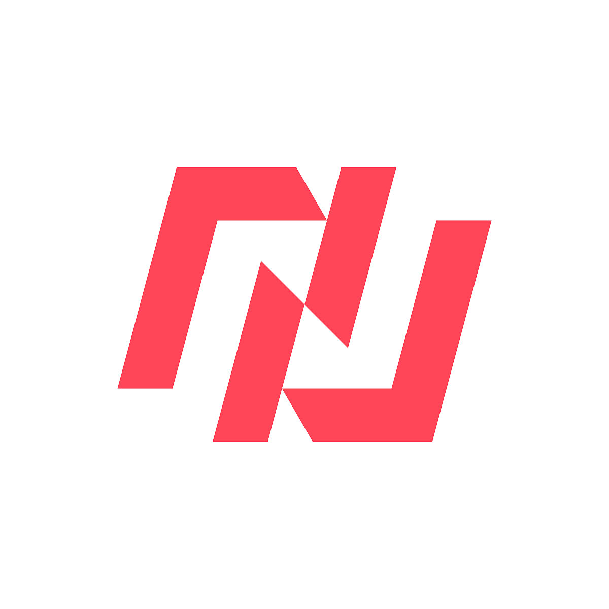 字母n标志.图标设计