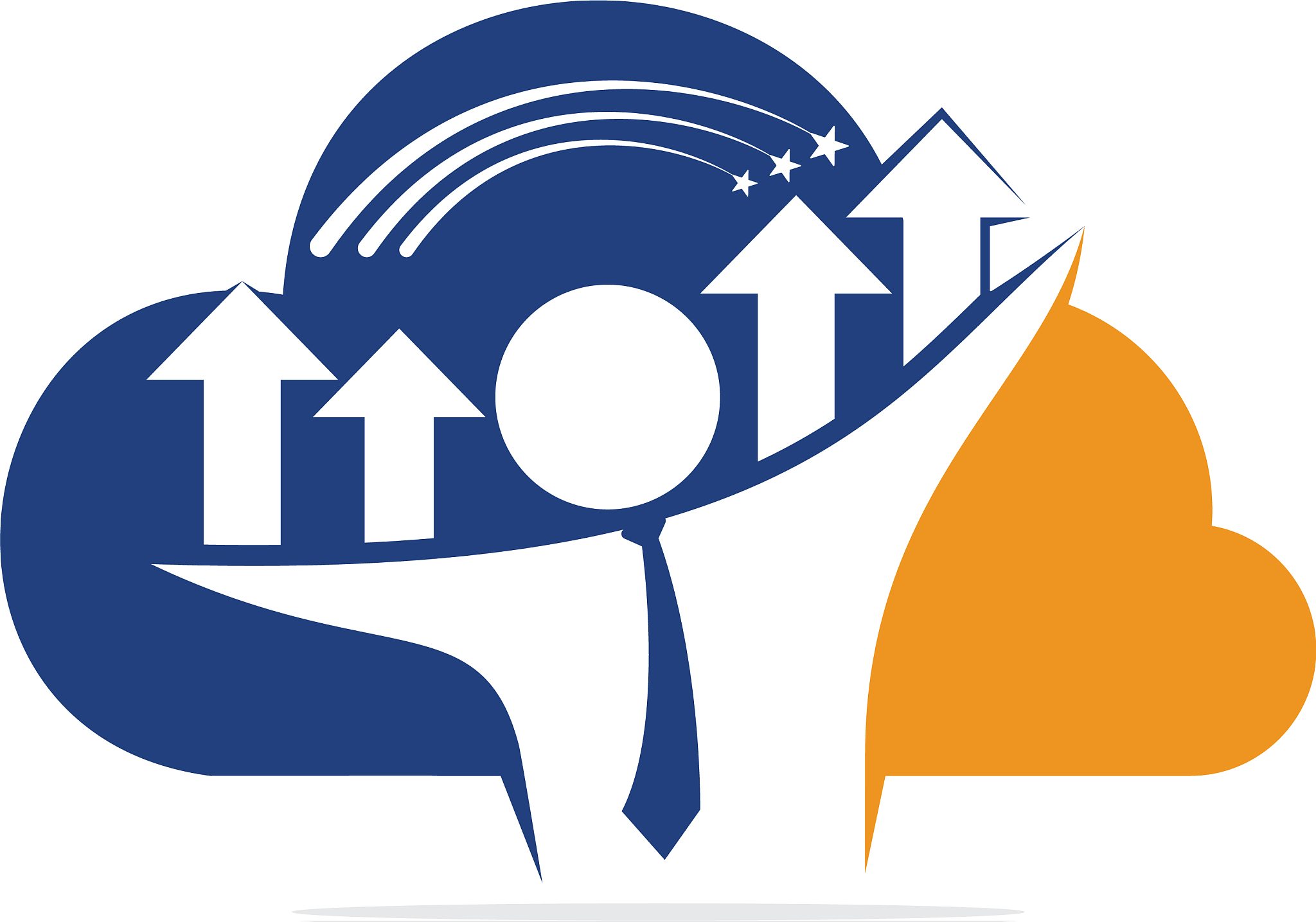 businessman logo icon