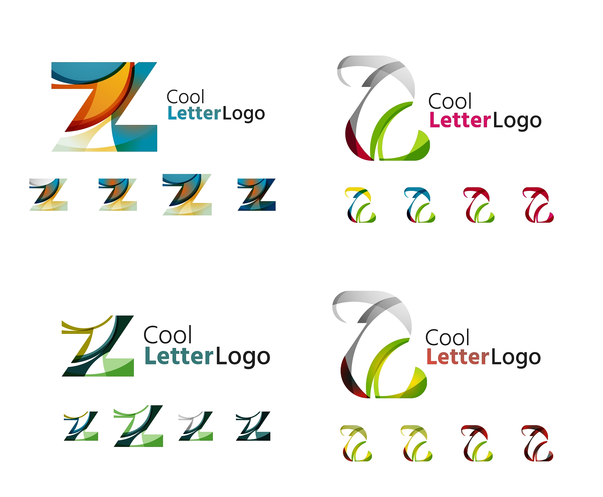 letter business emblem collection