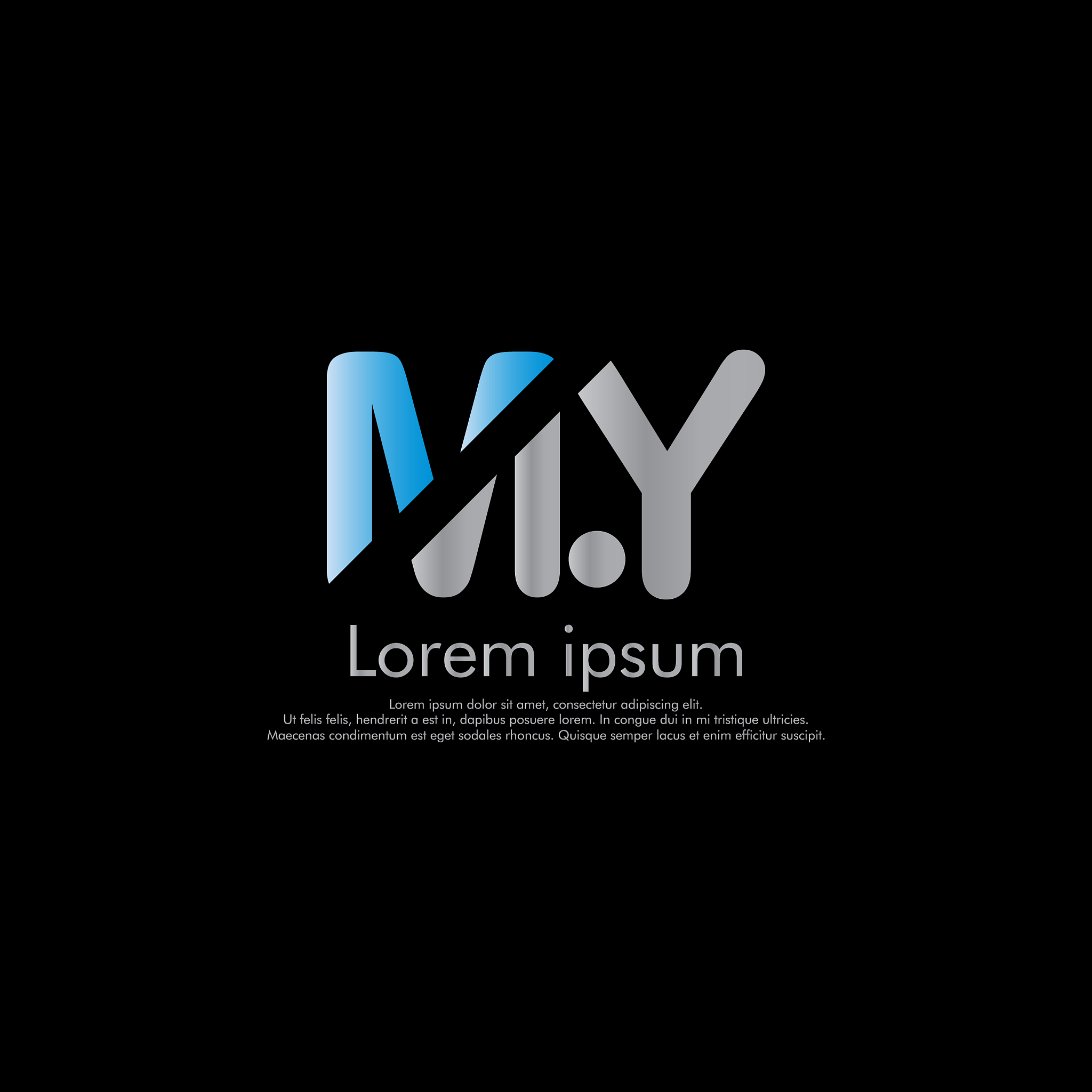 m y my initial abstract logo concept