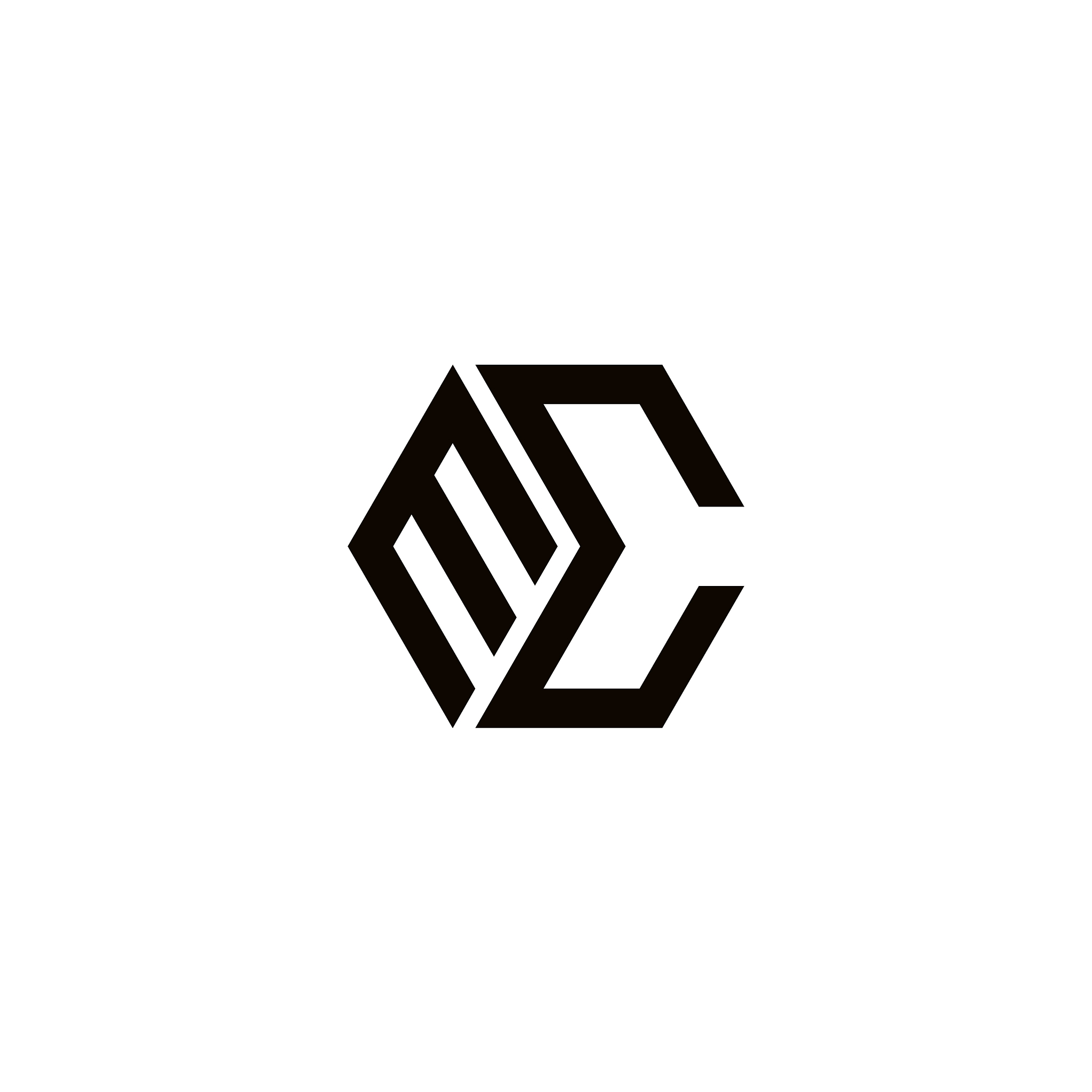 mc letter logo icon design template elements