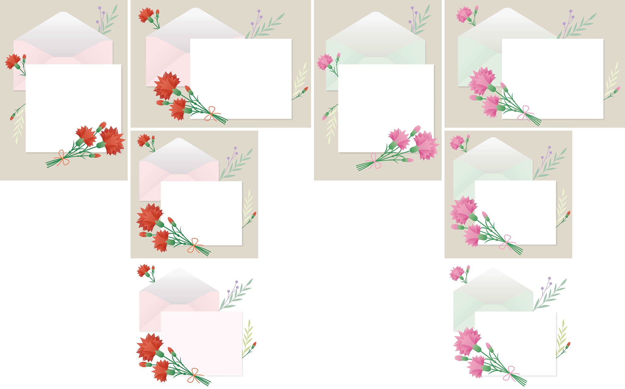 carnation-themed decorative background.a background that gave a 