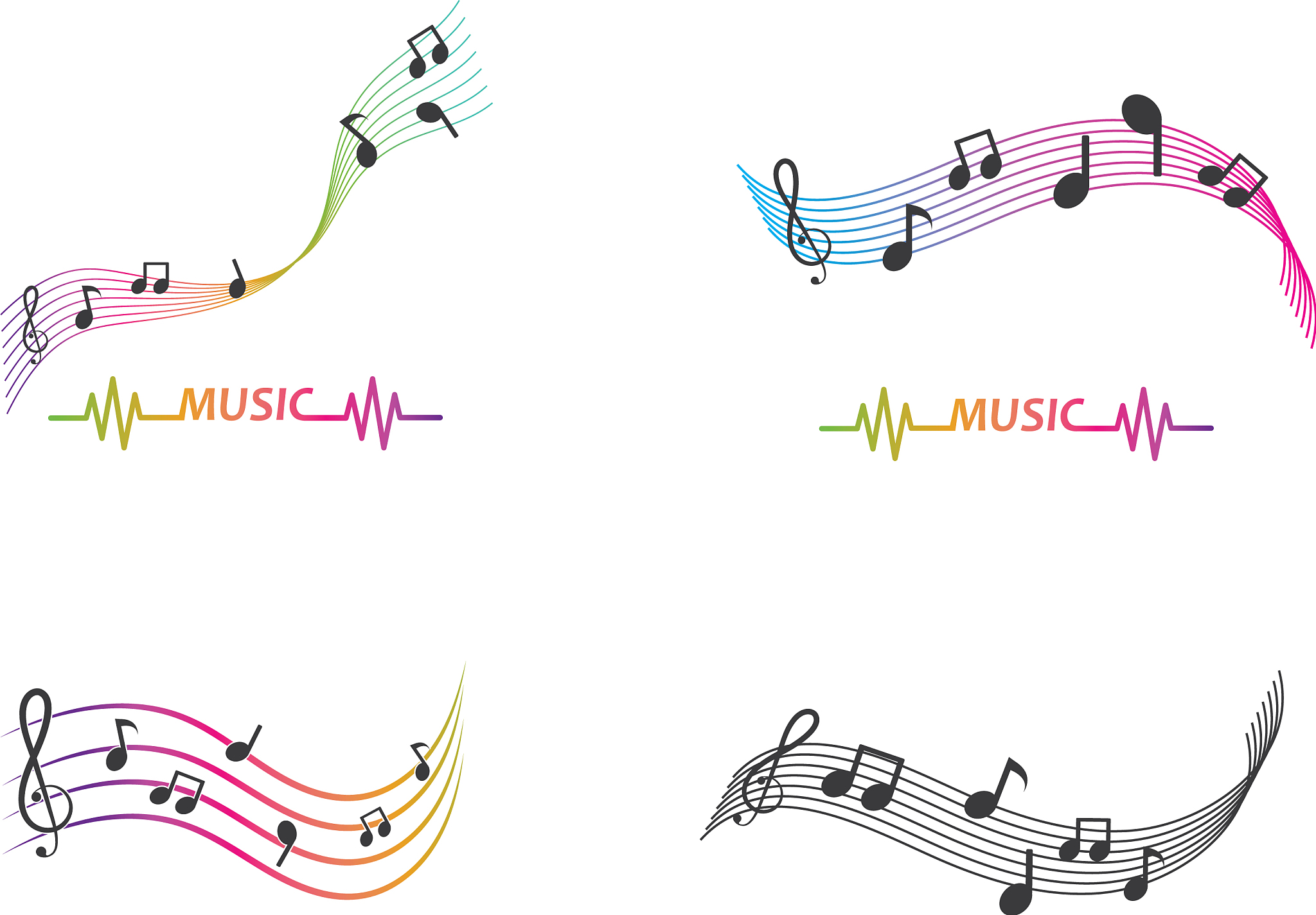 music note design