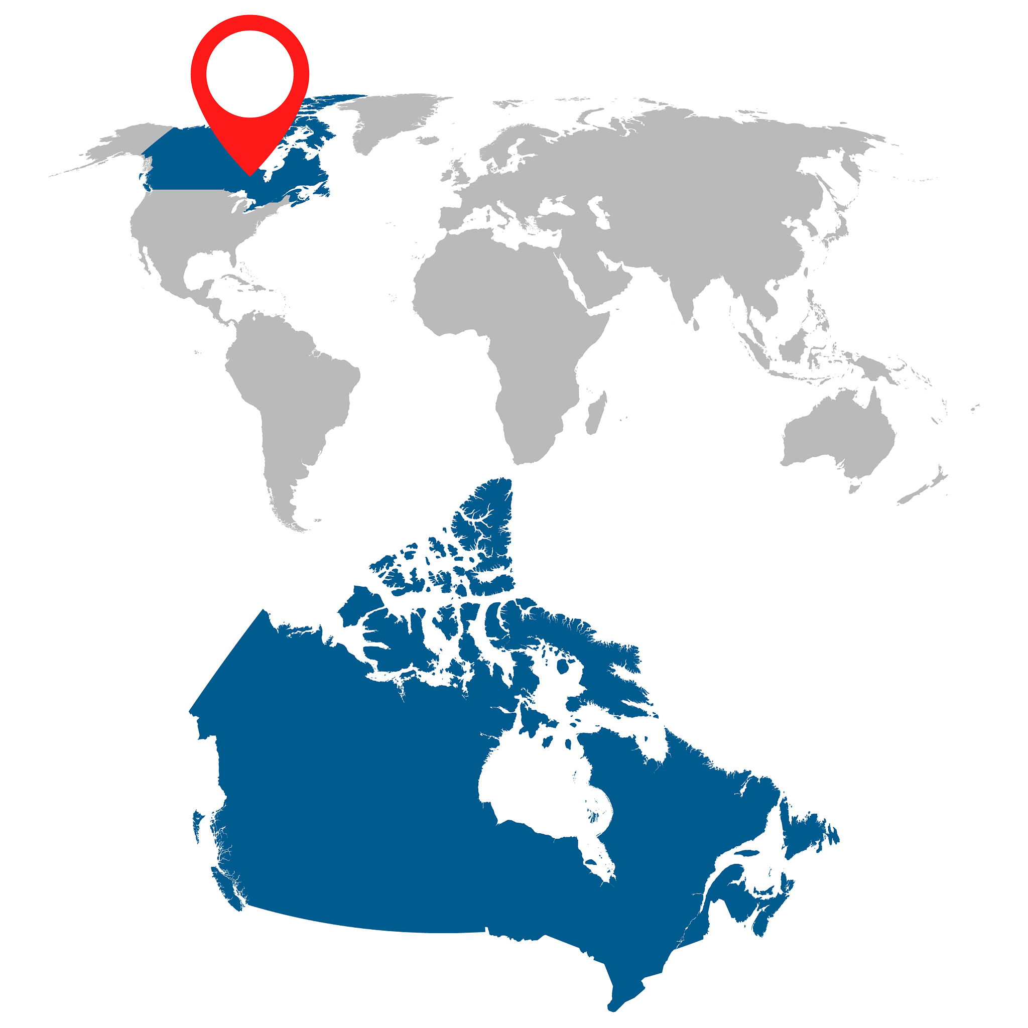detailed map of canada and world map navigation