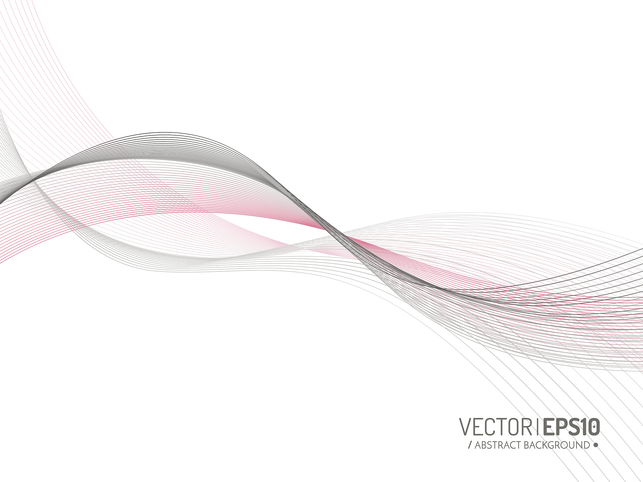 abstract vector background, blue transparent waved lines for bro