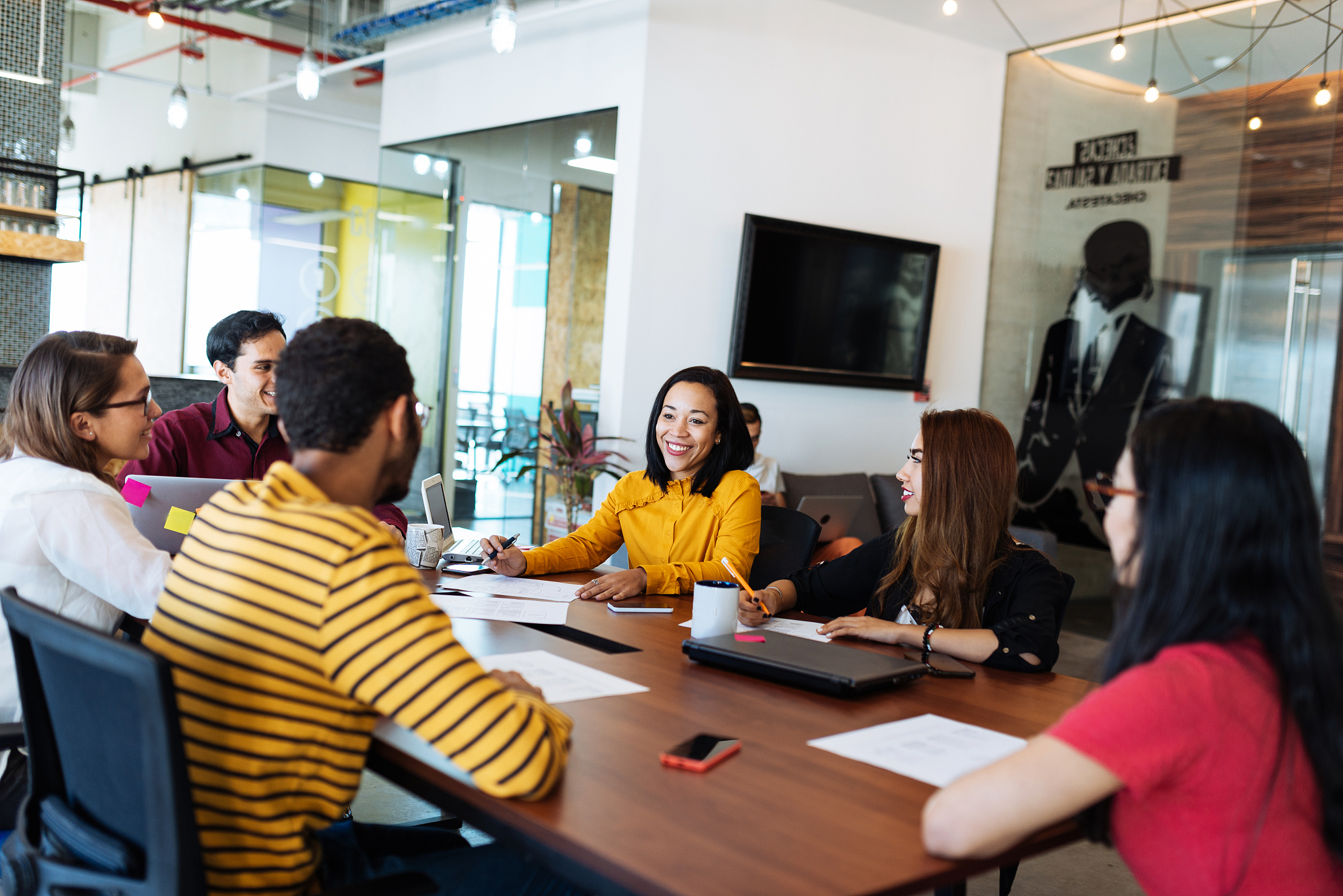 cuban or latina businesswoman is leader in modern business