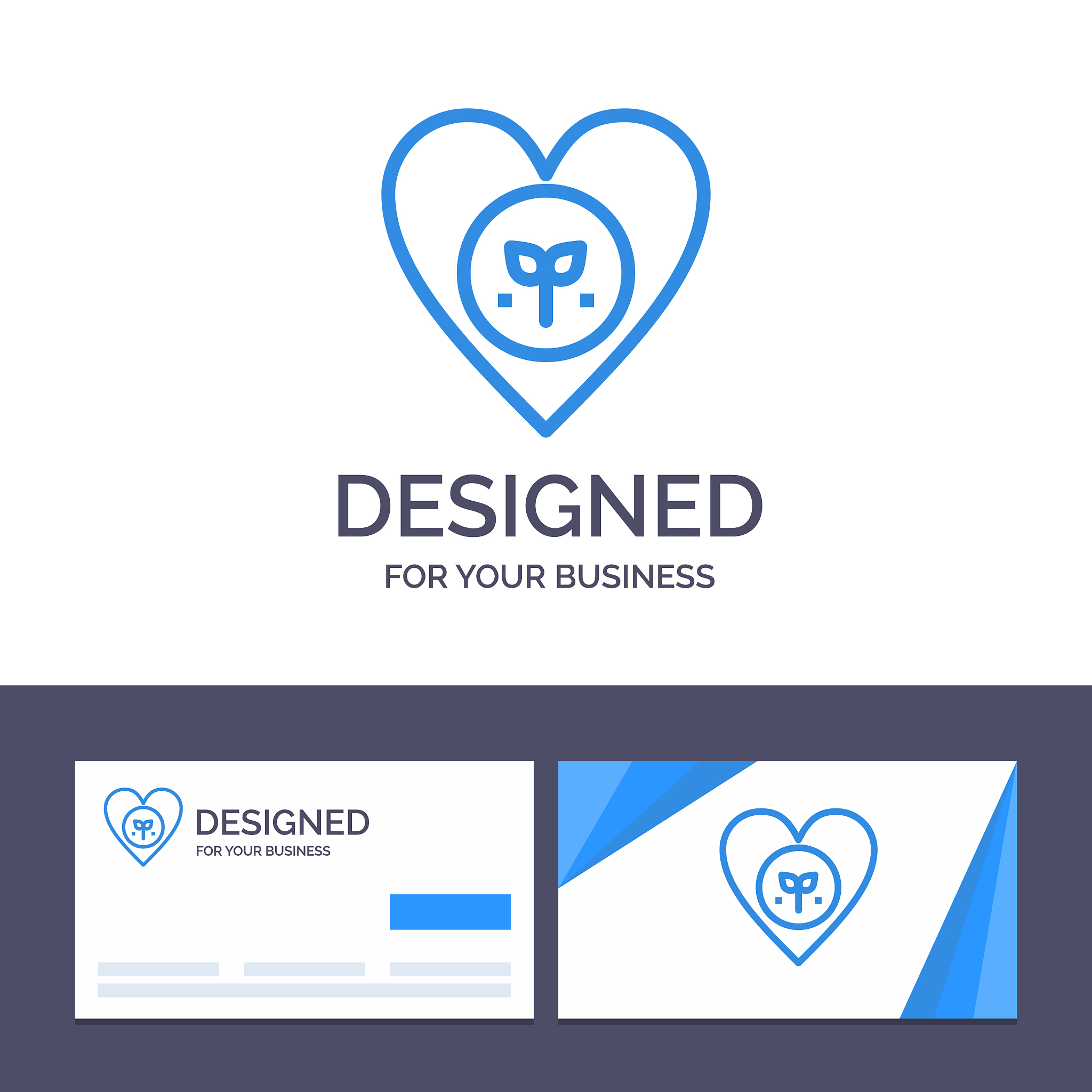 creative business card and logo template ecology