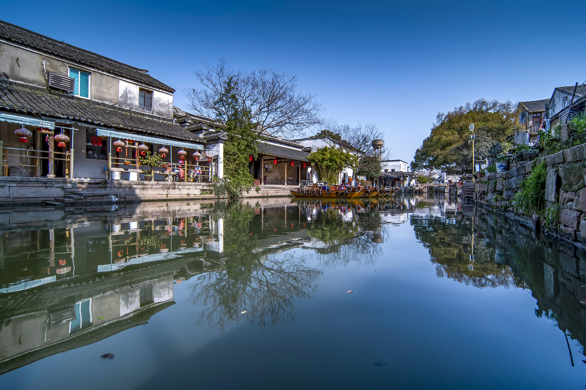 苏州同里古镇江南水乡河道