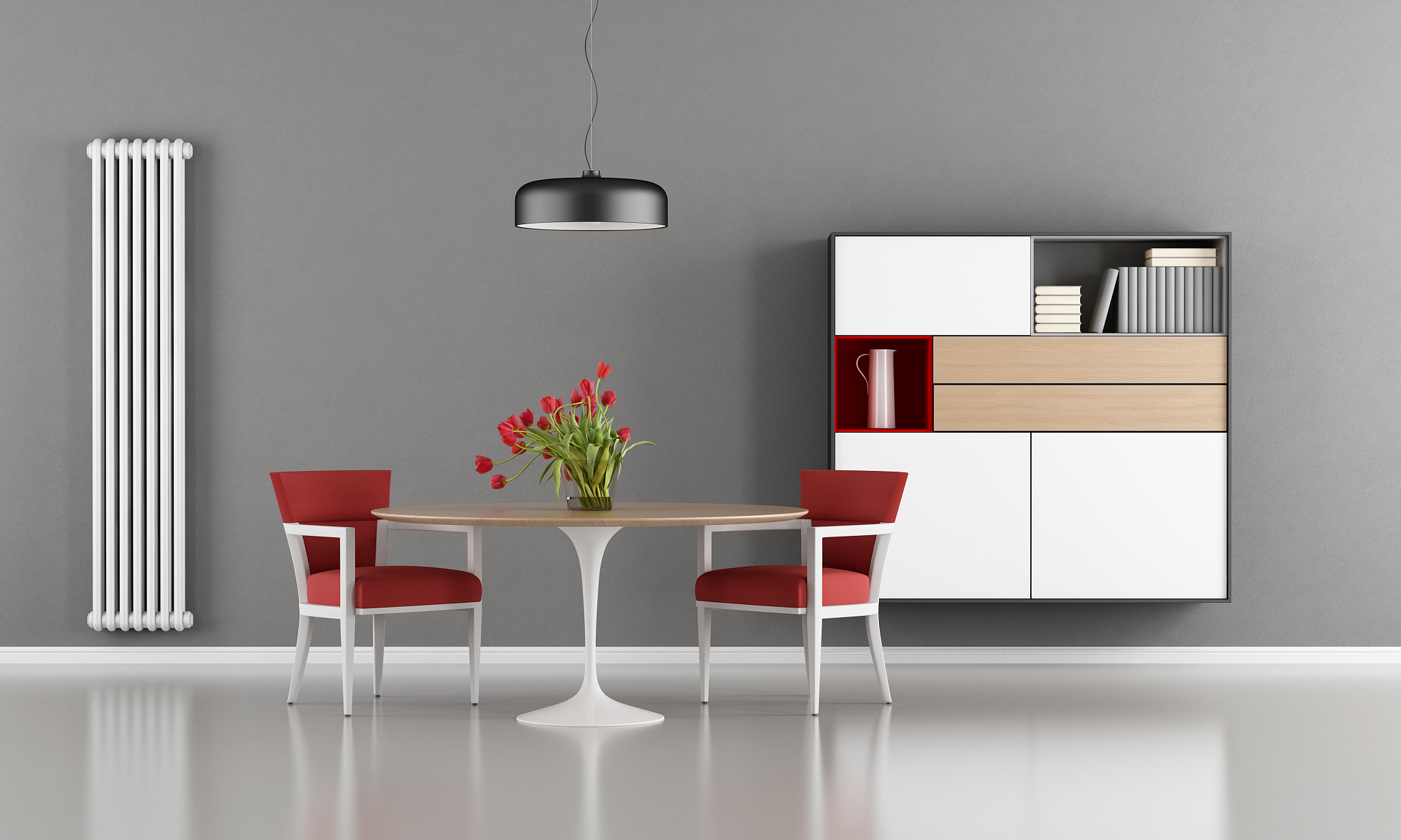 modern dining room