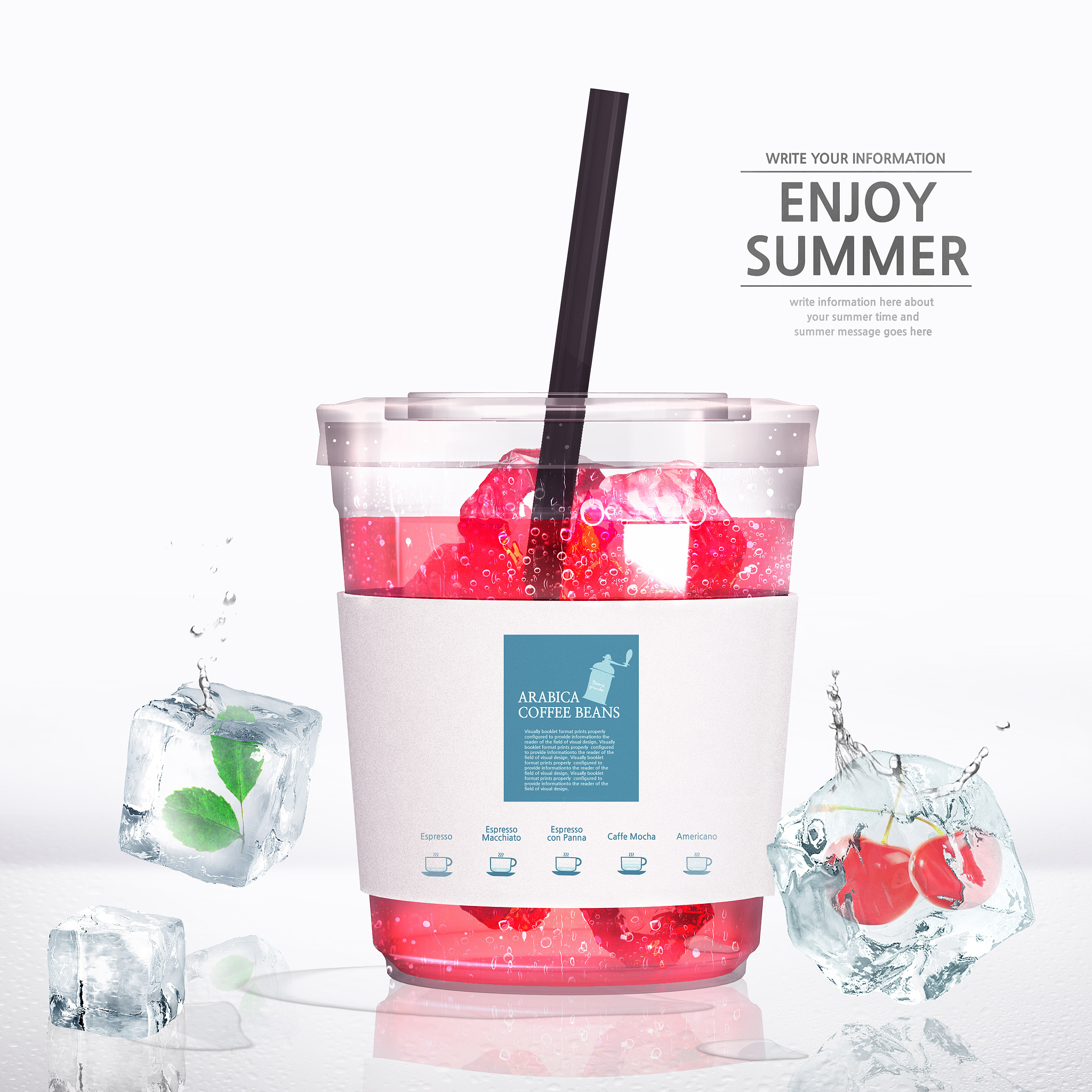 2-in-1 Portable Ice Cube Maker:  Your On-the-Go Solution for Refreshing Drinks