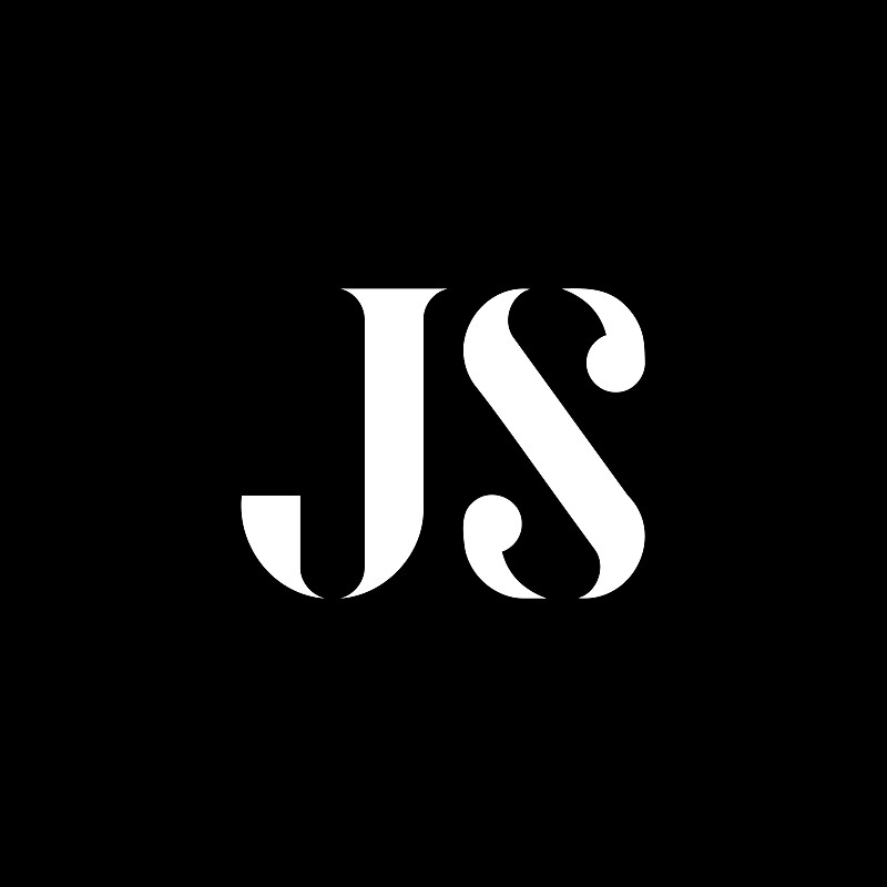 js j s letter logo design initial letter js