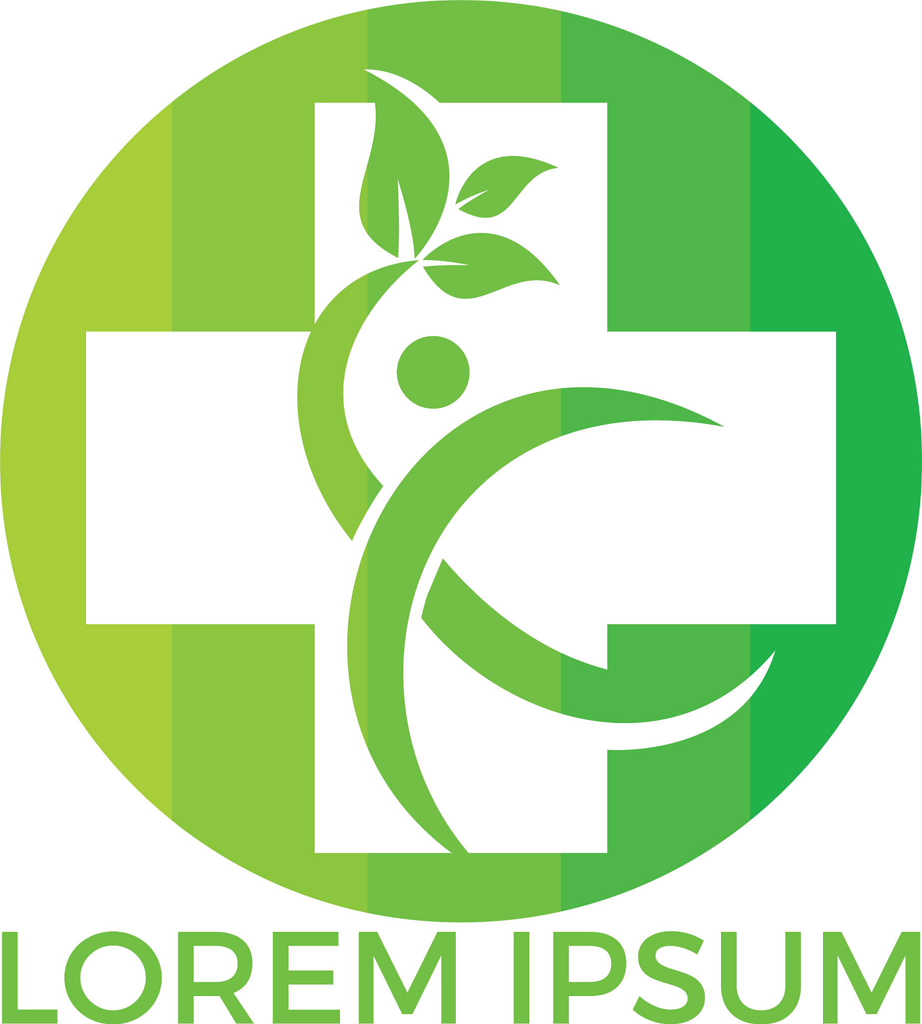绿色元素牙科医院Logo设计：简约明亮，展现健康与匠心