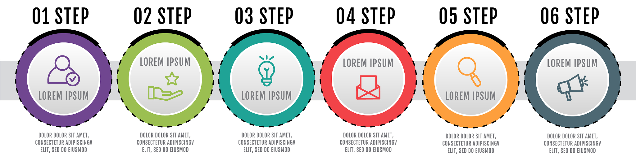 modern vector illustration 3d. infographic circles template with
