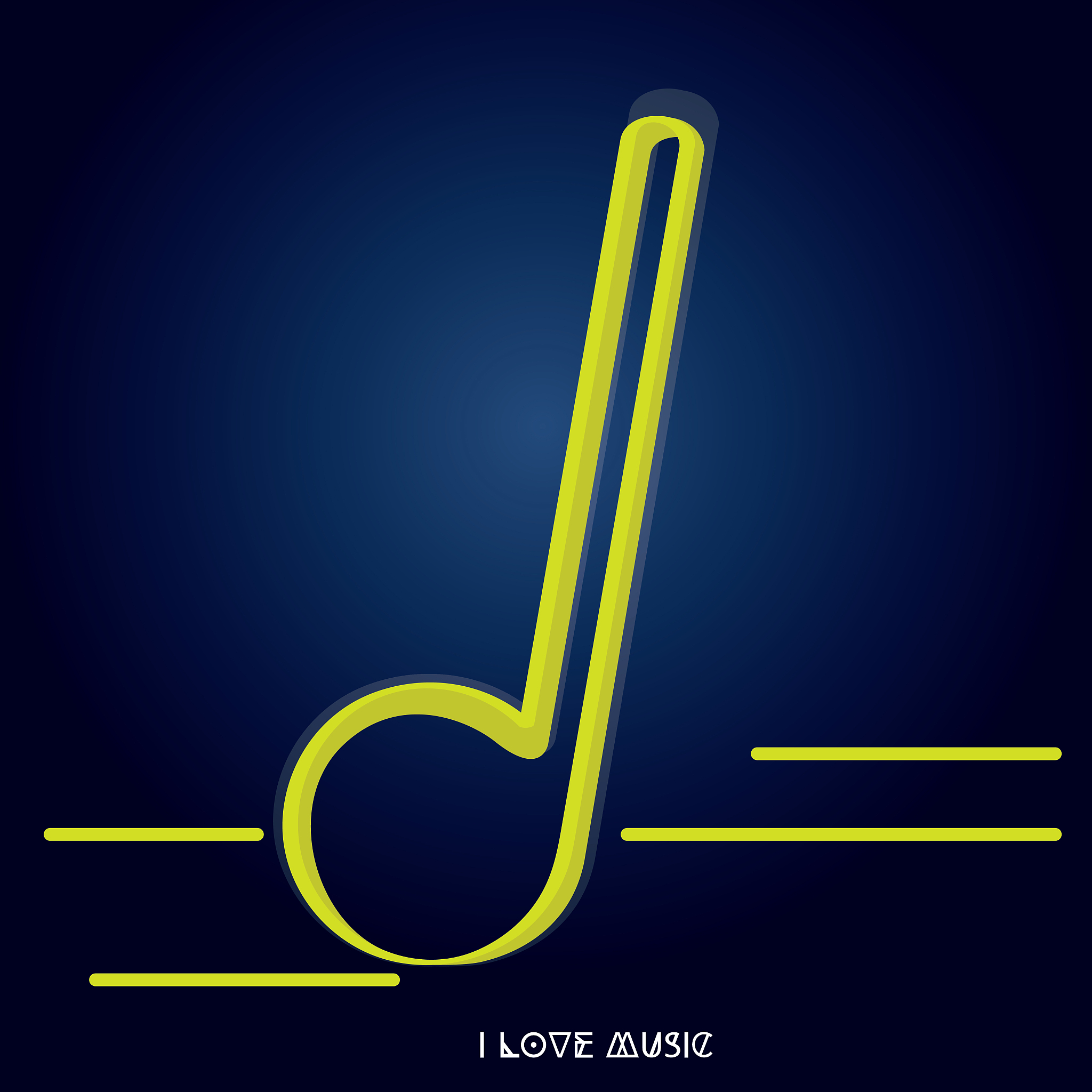 isoalted half note