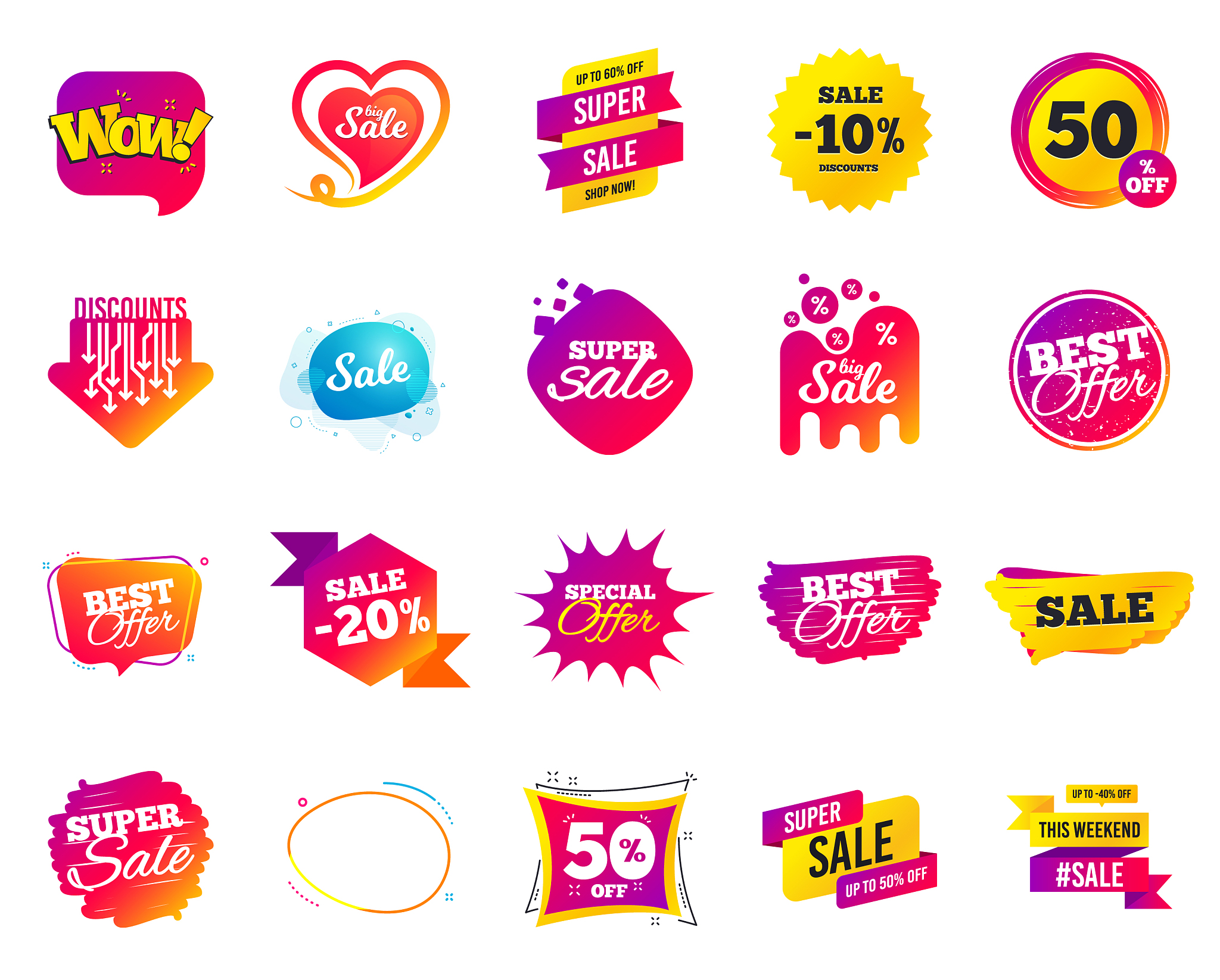 sale banner special offer template tags cyber