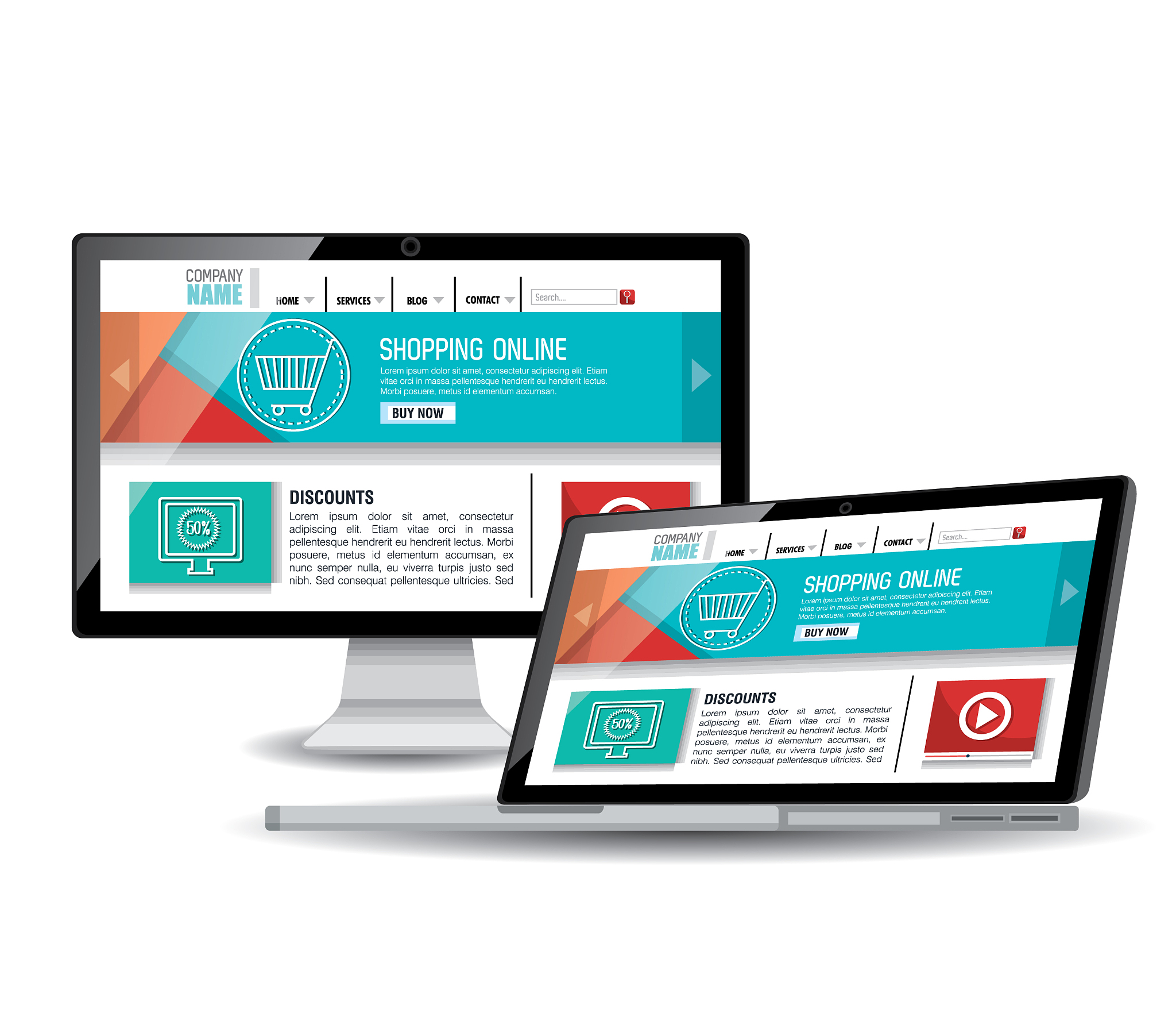 model website at device electronic
