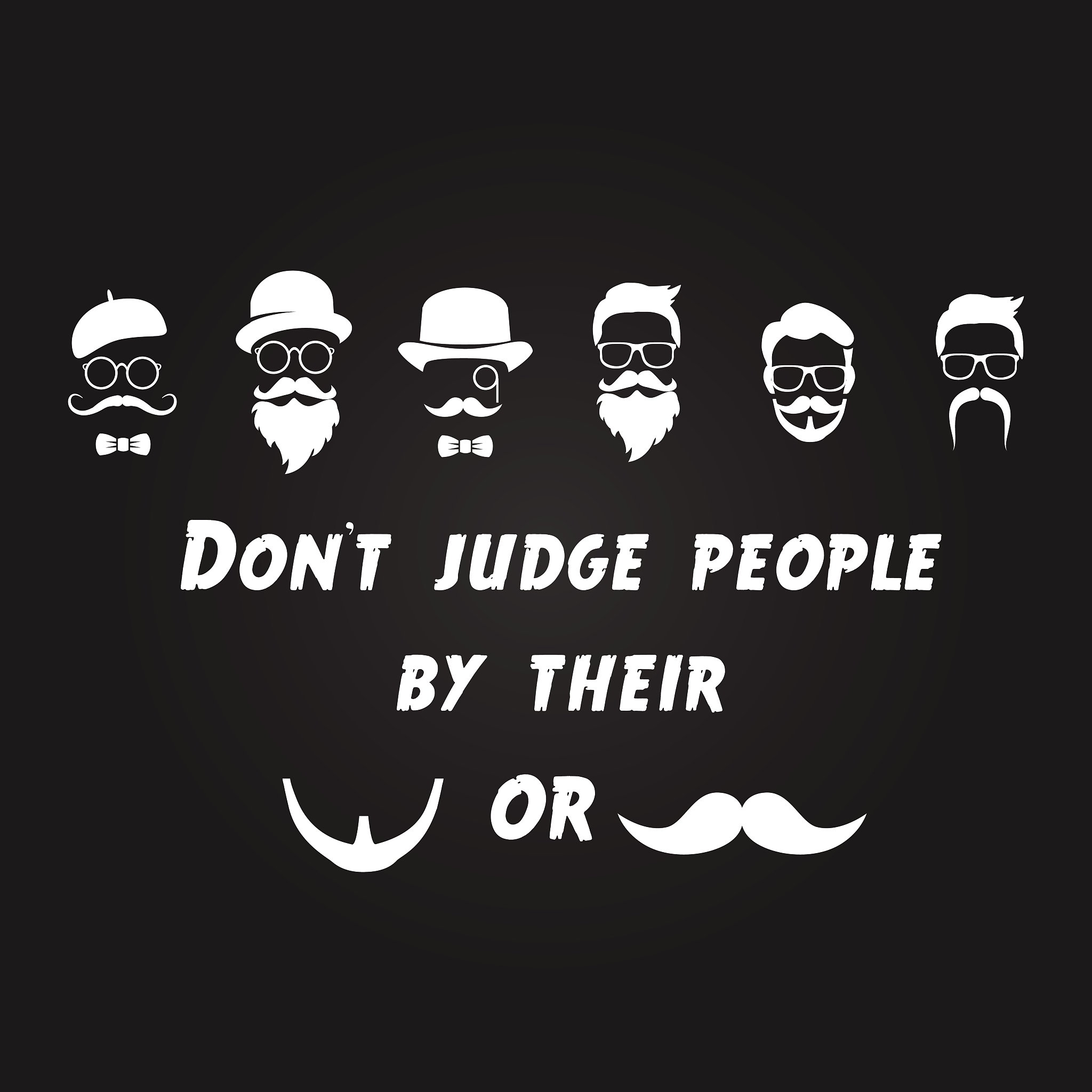 funny quotation about mustache and beard.