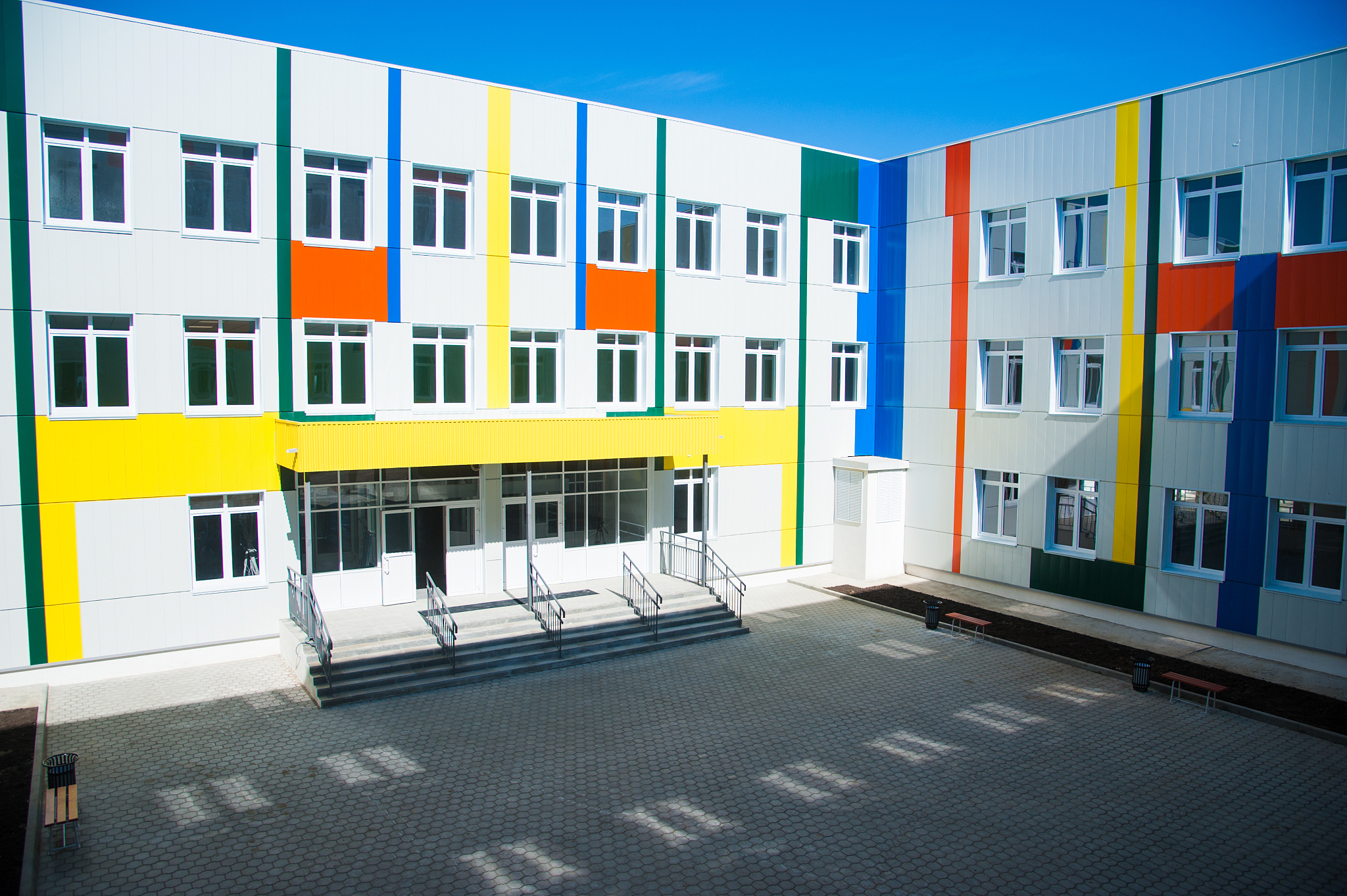 modern school building