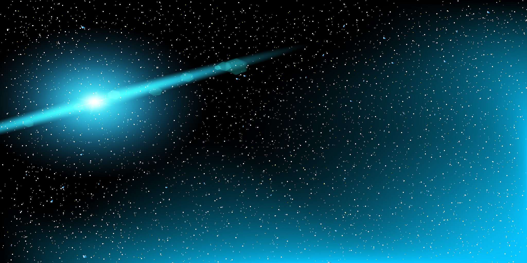 space stars vector. illustration of the night sky.