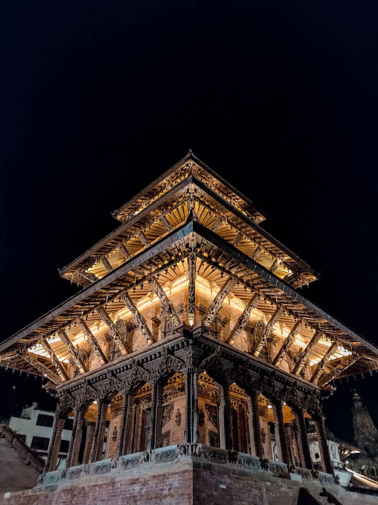 传统,尼泊尔,建筑工地,夜晚,杜巴广场,帕坦,<strong>世界</strong>遗产,环境,加德满都