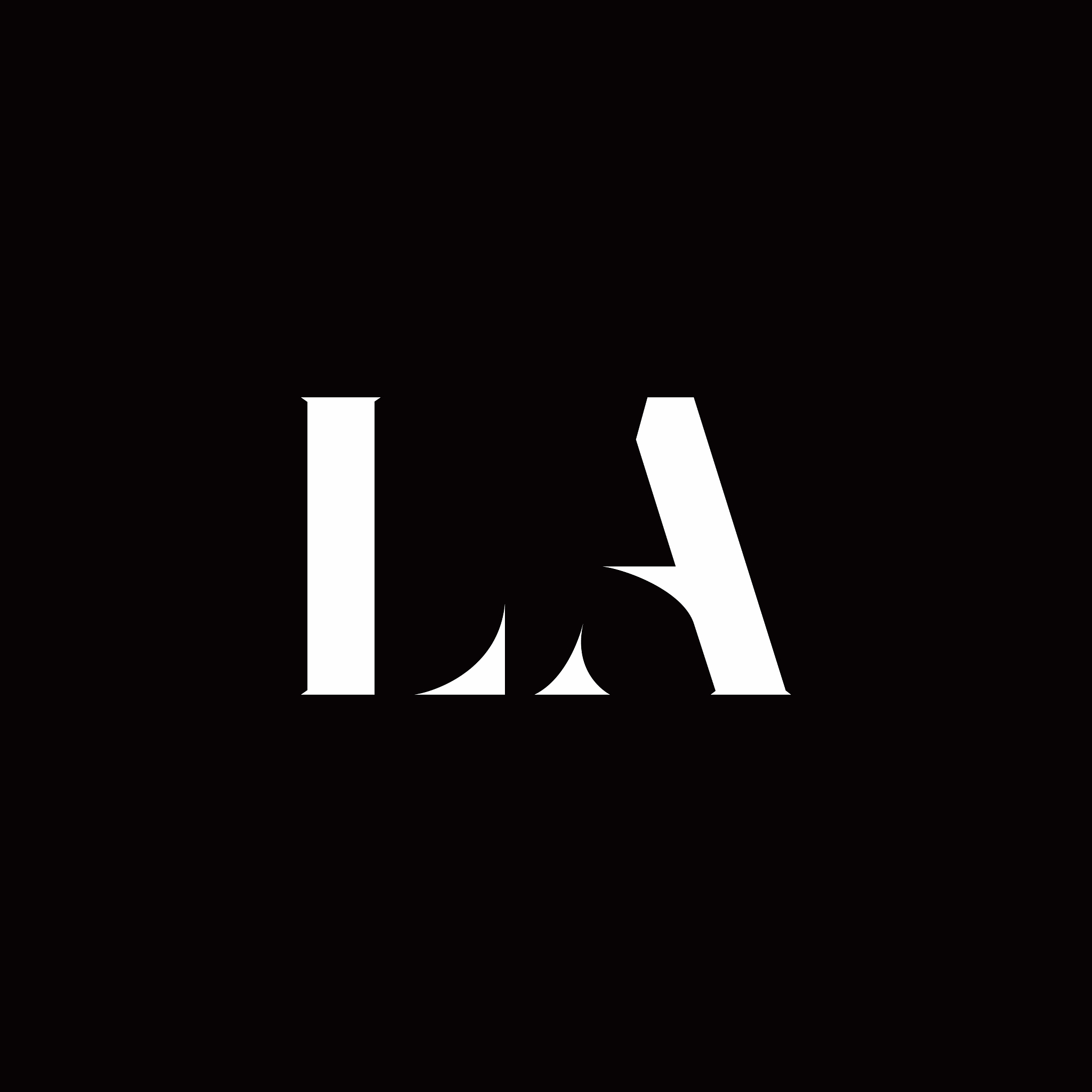 la logo letter initial logo designs template