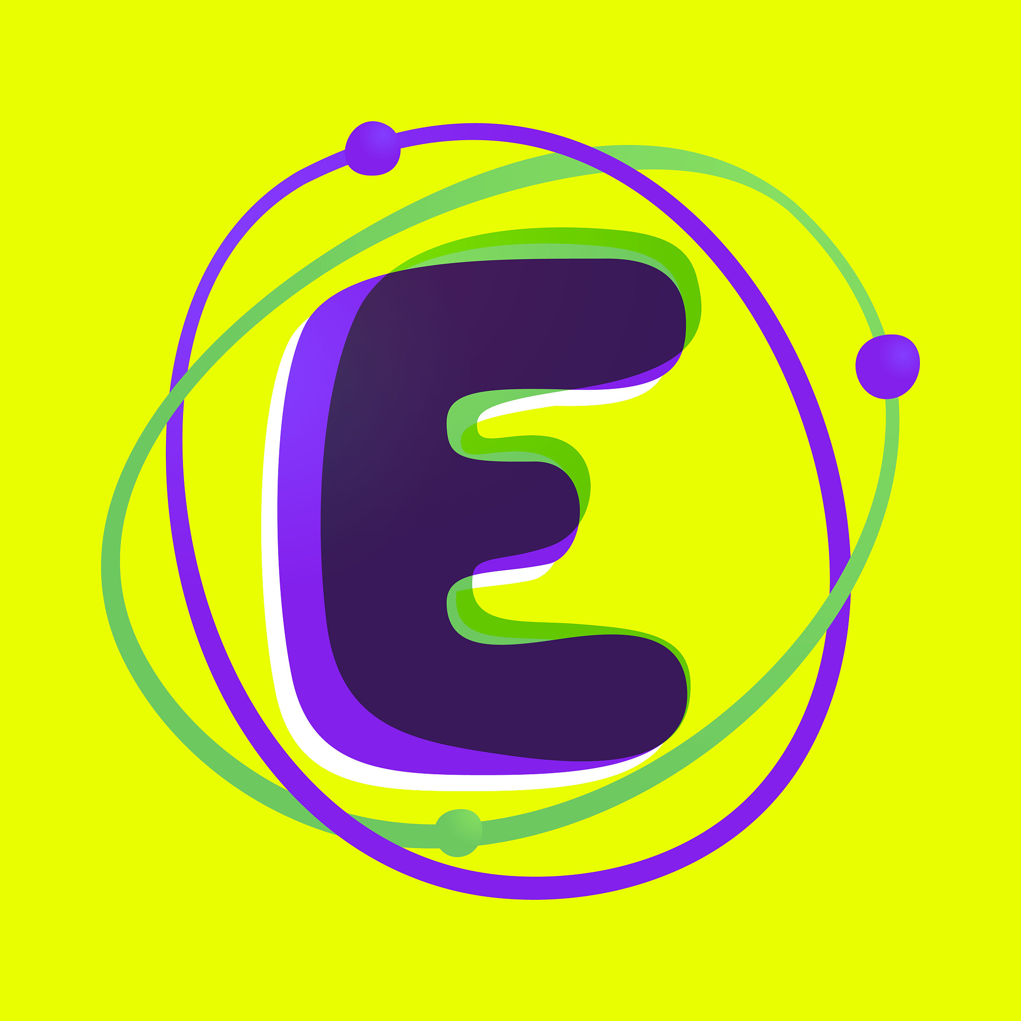 science letter e logotype.