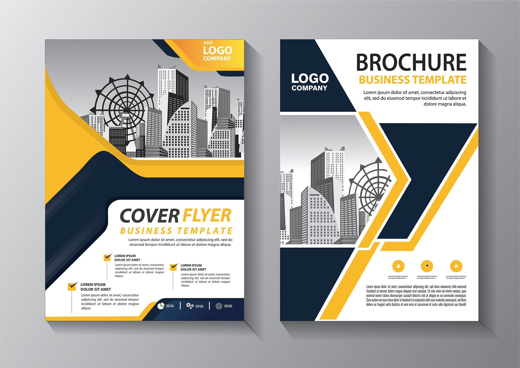 business abstract vector template. brochure design, cover modern