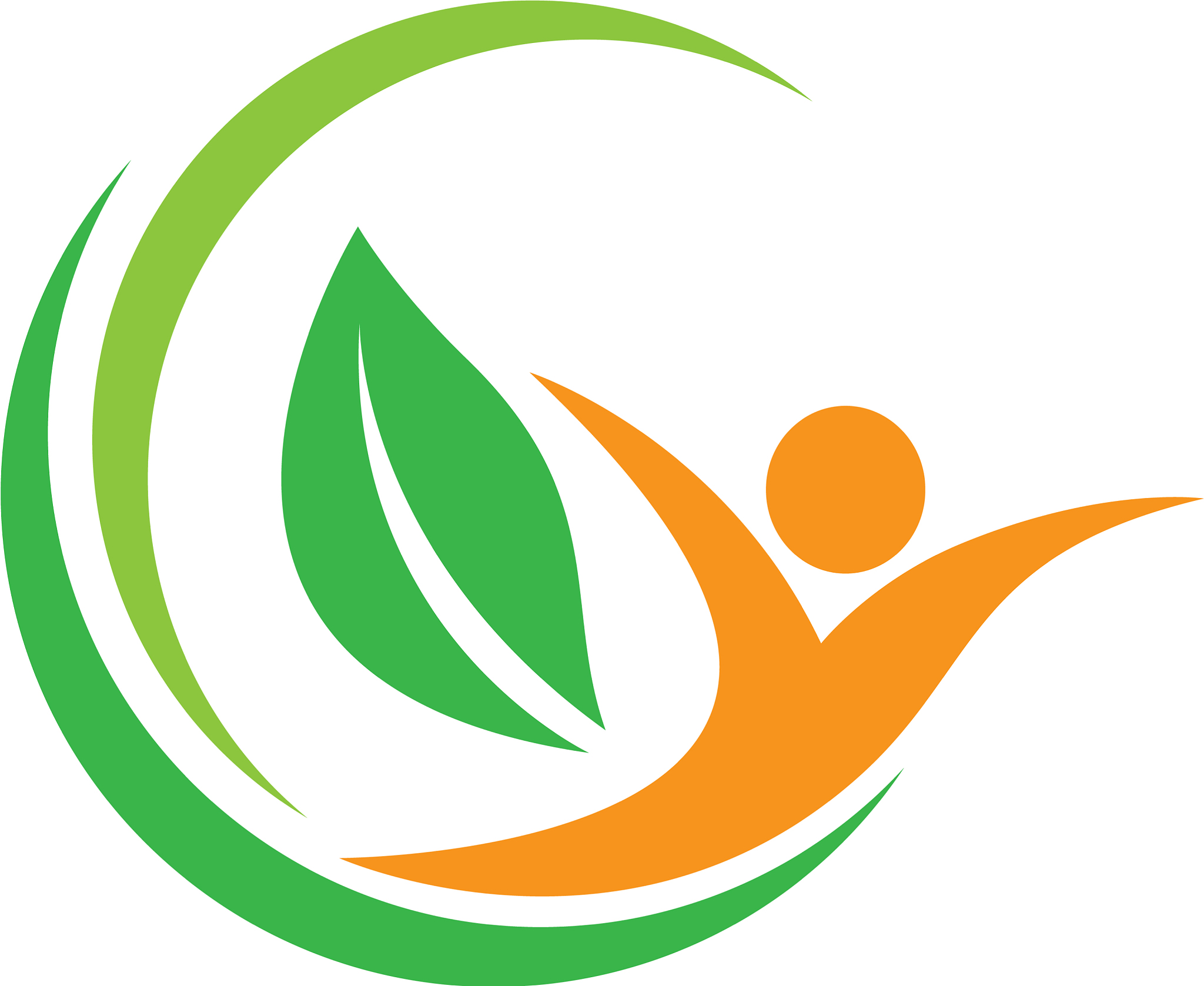 healthy life logo template icon