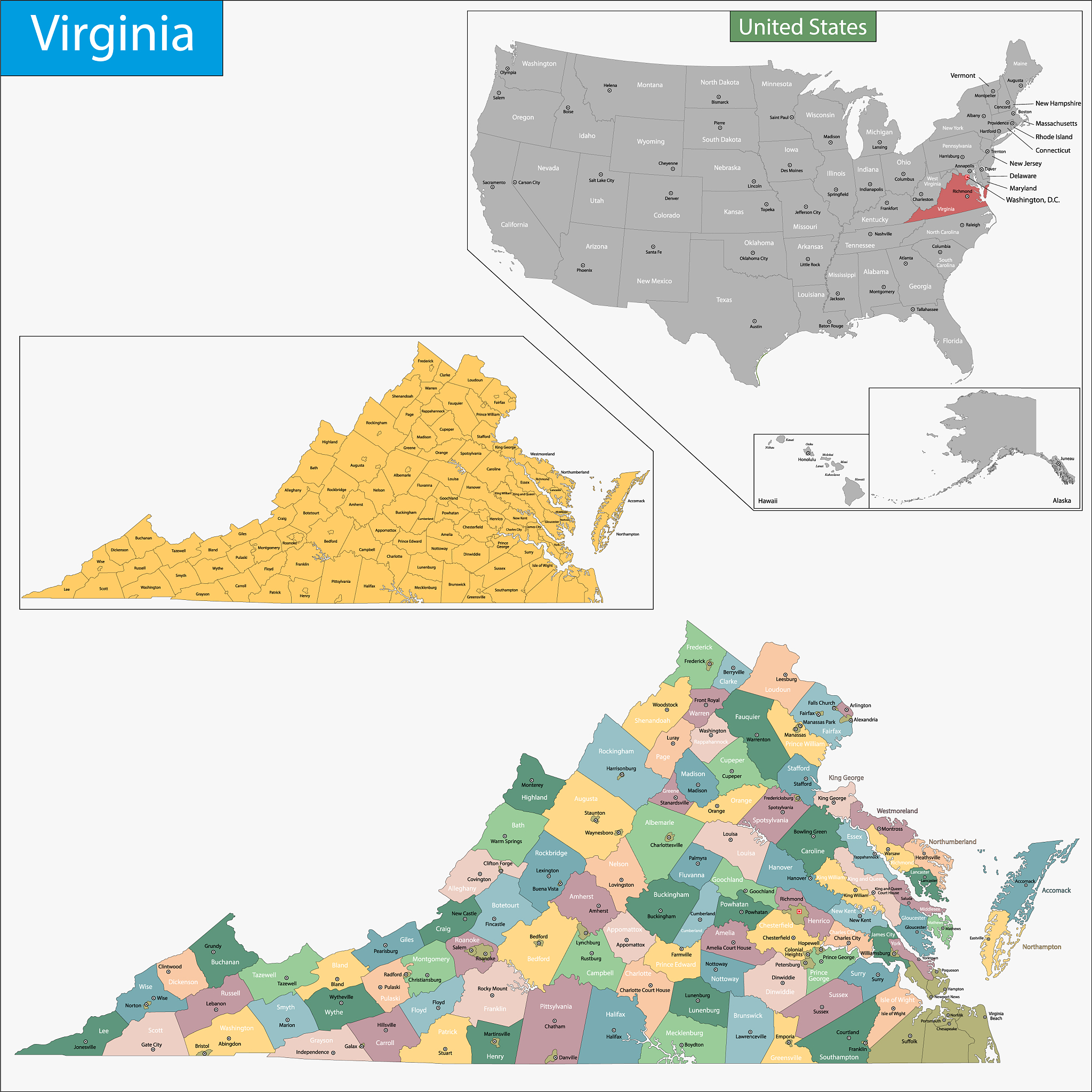virginia map