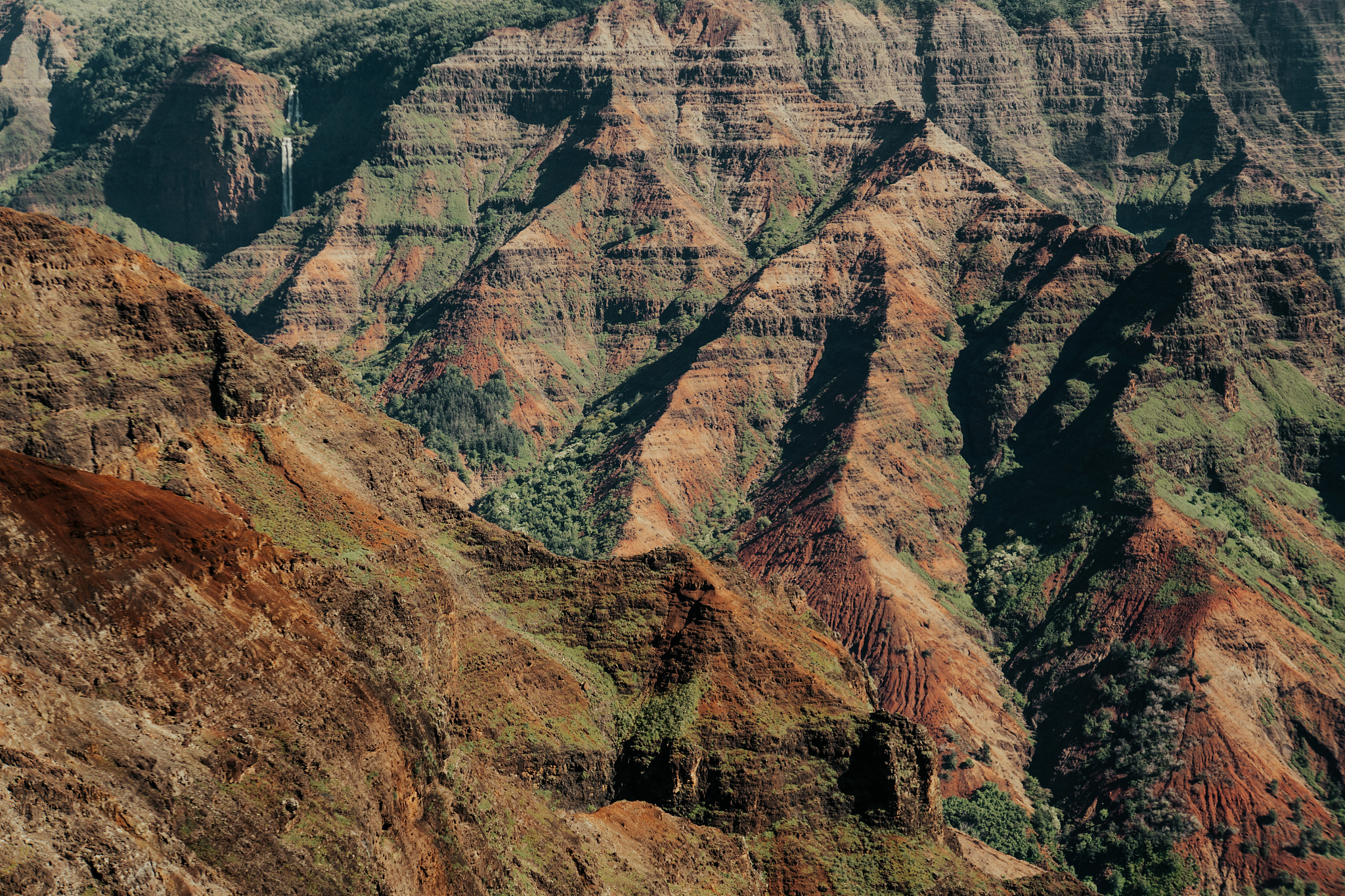 full frame shot of rock formations