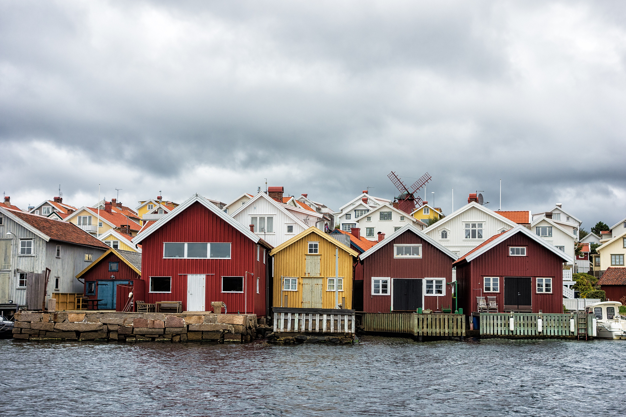 wooden houses