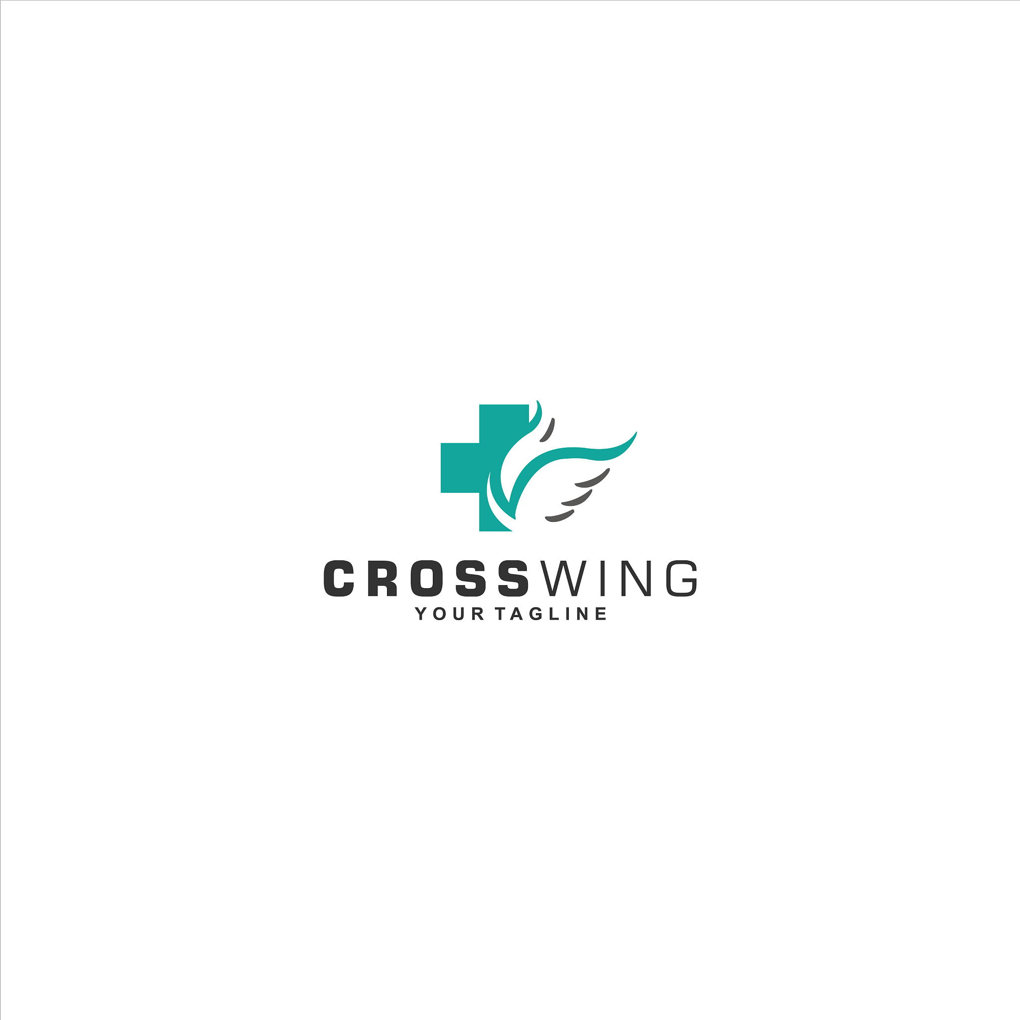 hospital and healthy logo template design