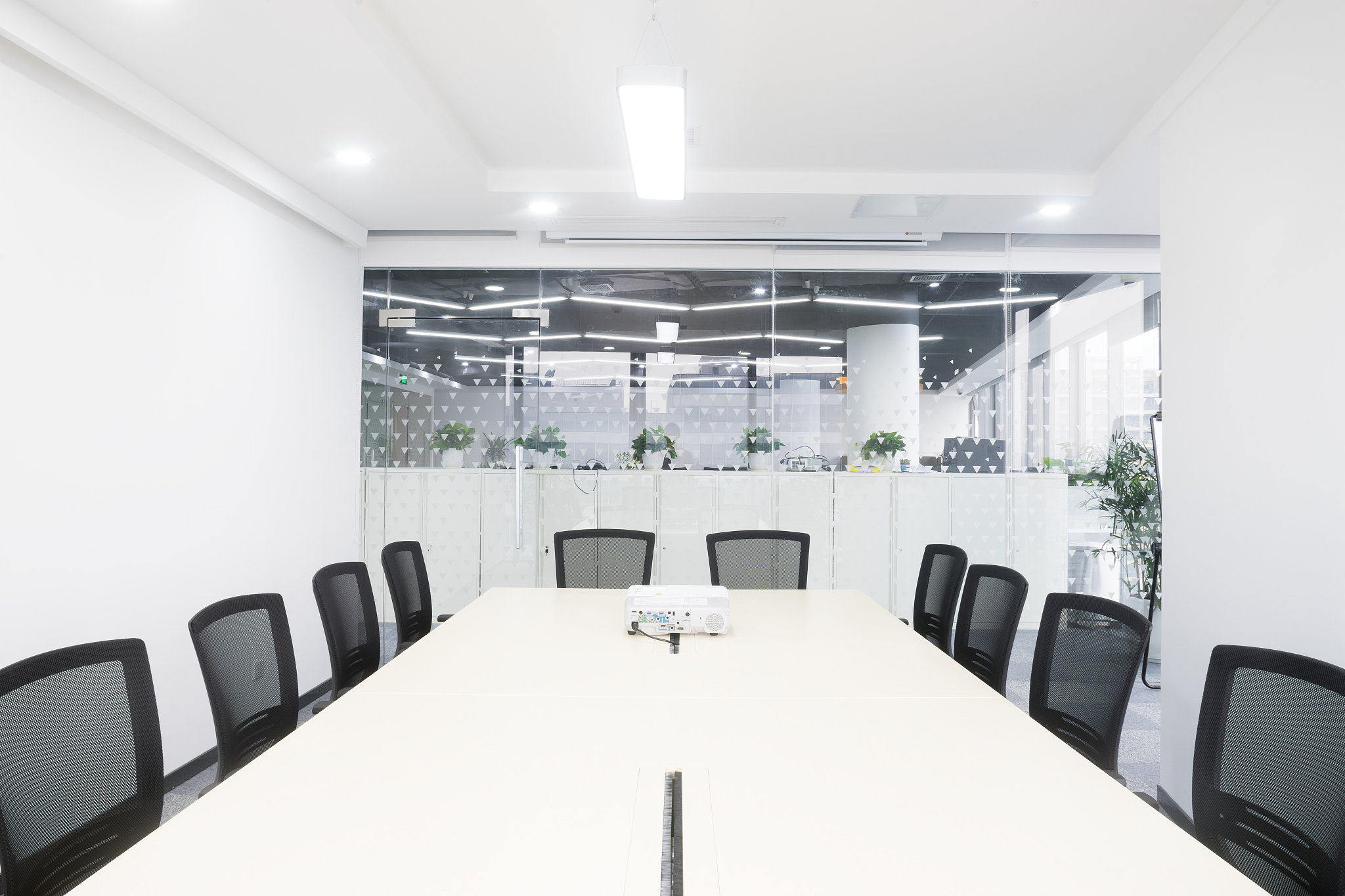 interior of meeting room in moder office