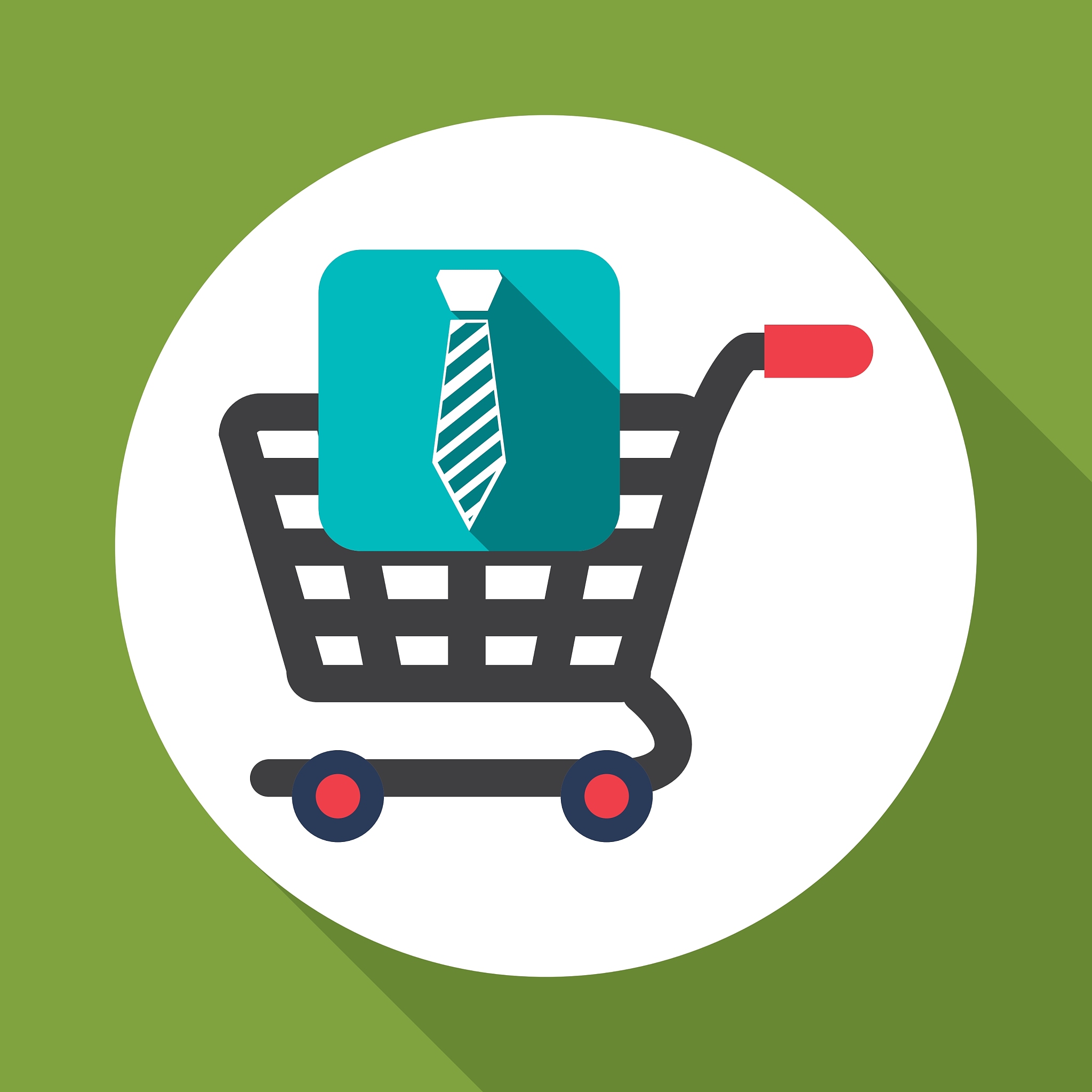 shopping design sales and retail icon isolated