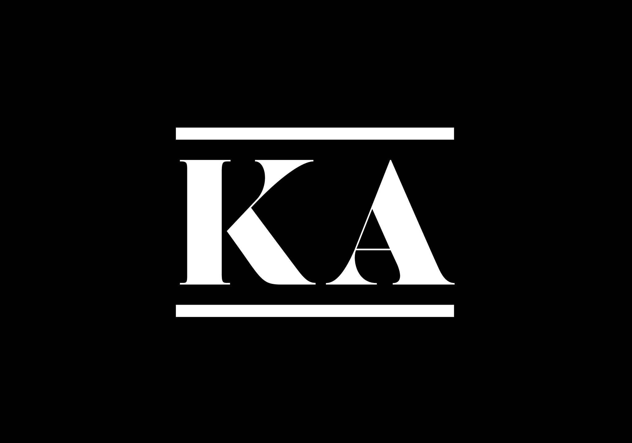 initial monogram letter k a logo design template