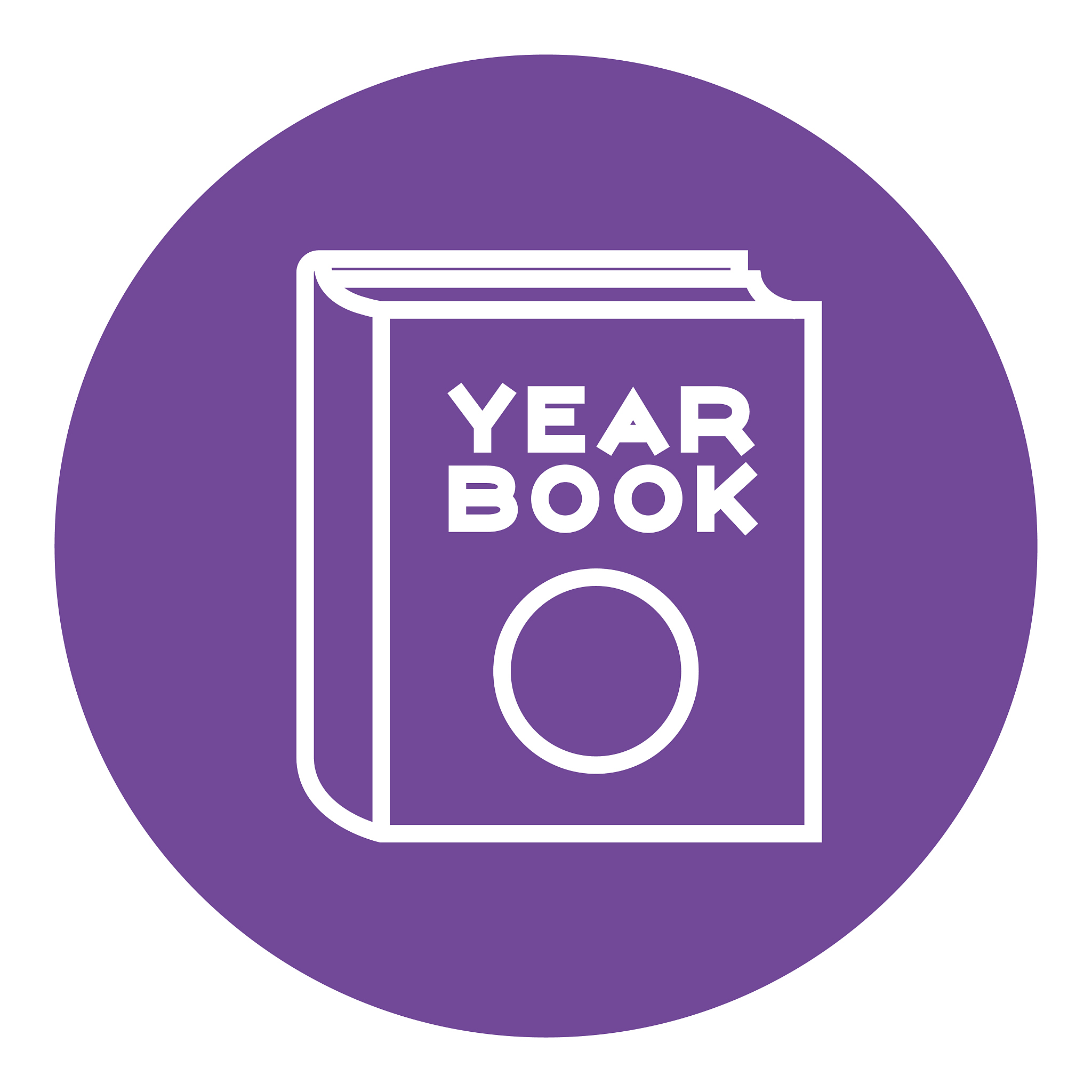 yearbook line icon
