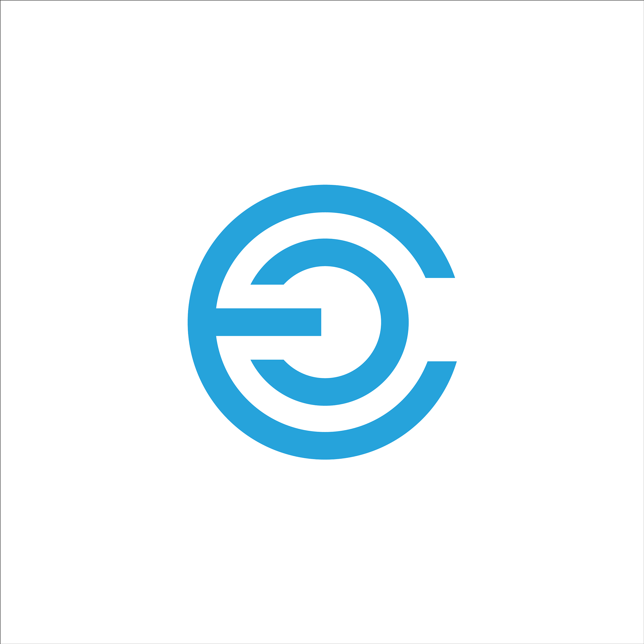 initial letter ce or ec logo logo design