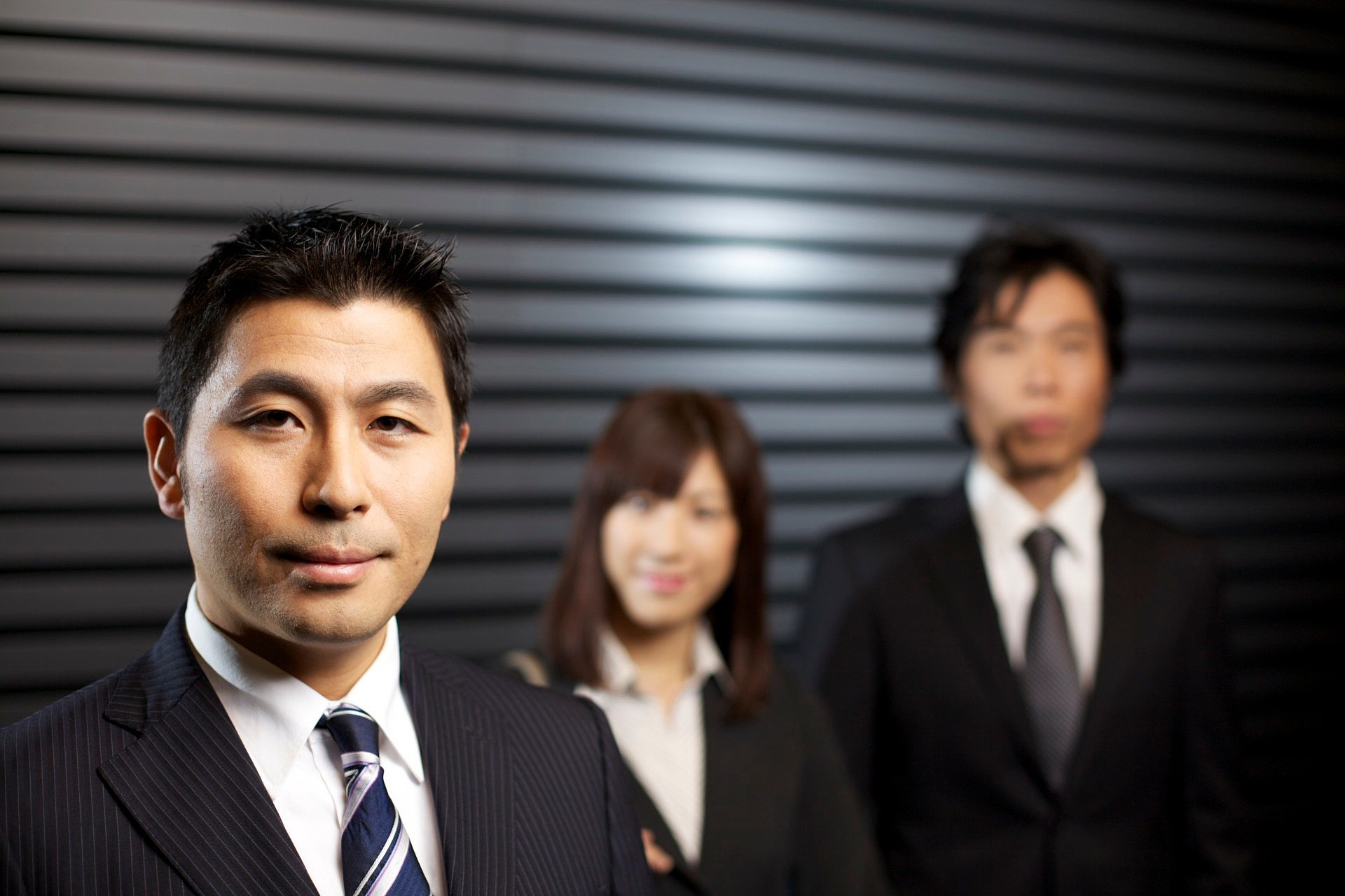 asian business team