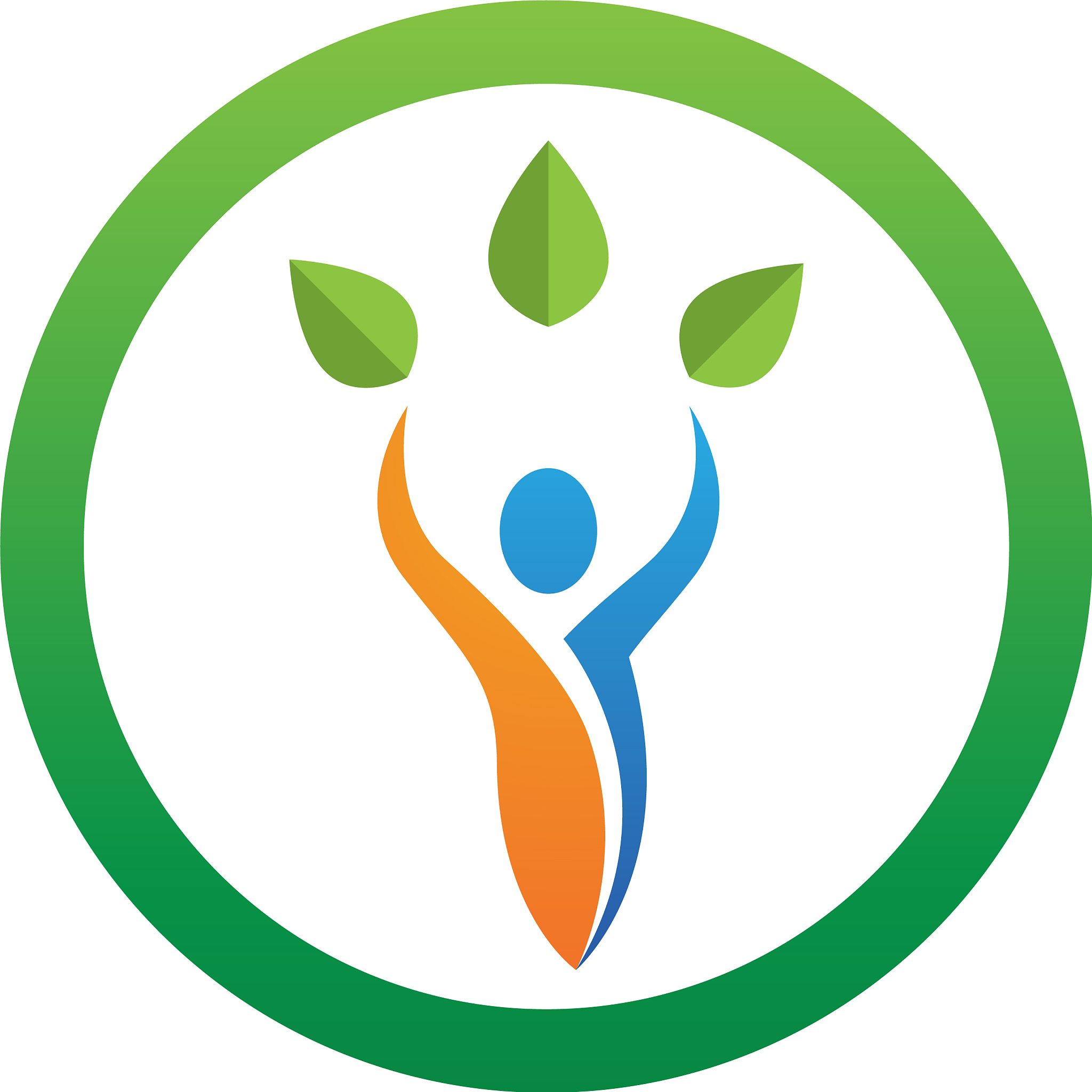 health nature people symbols and logo template