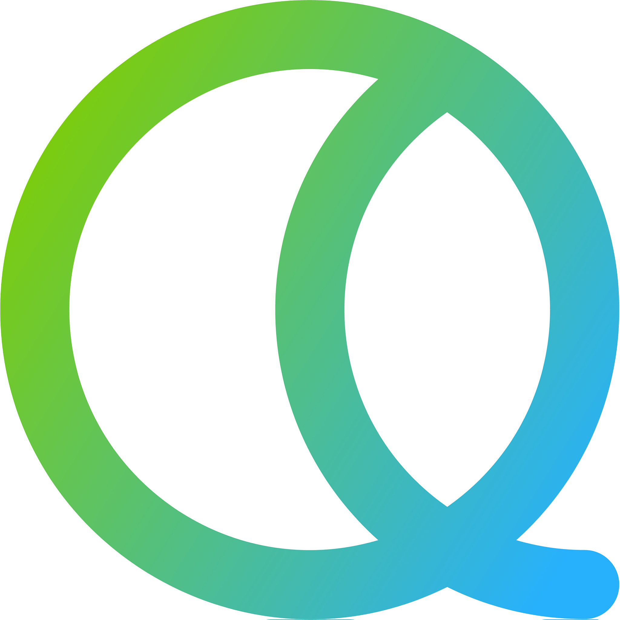 pixel letter q logo icon design