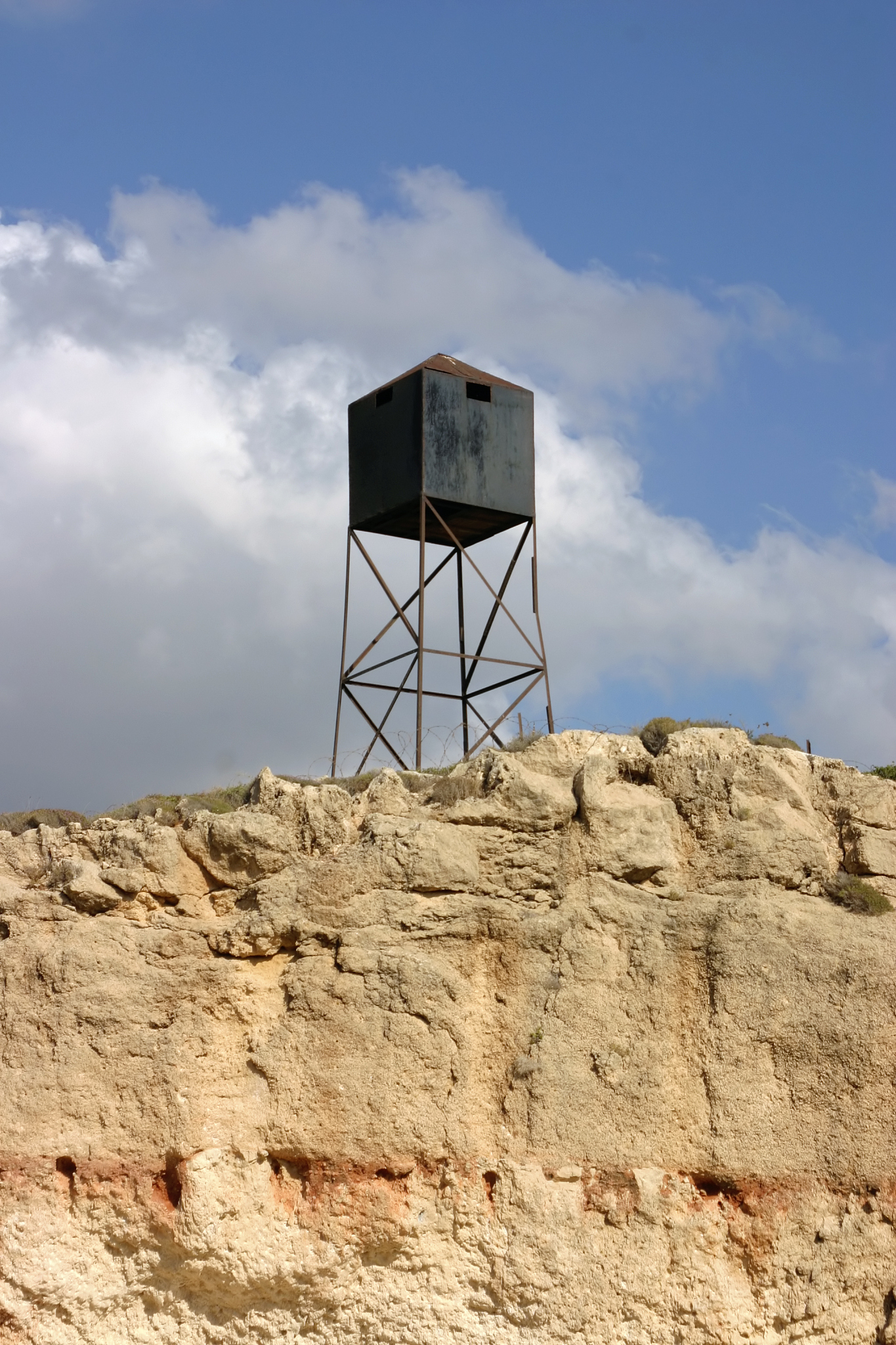 guard post on a rock