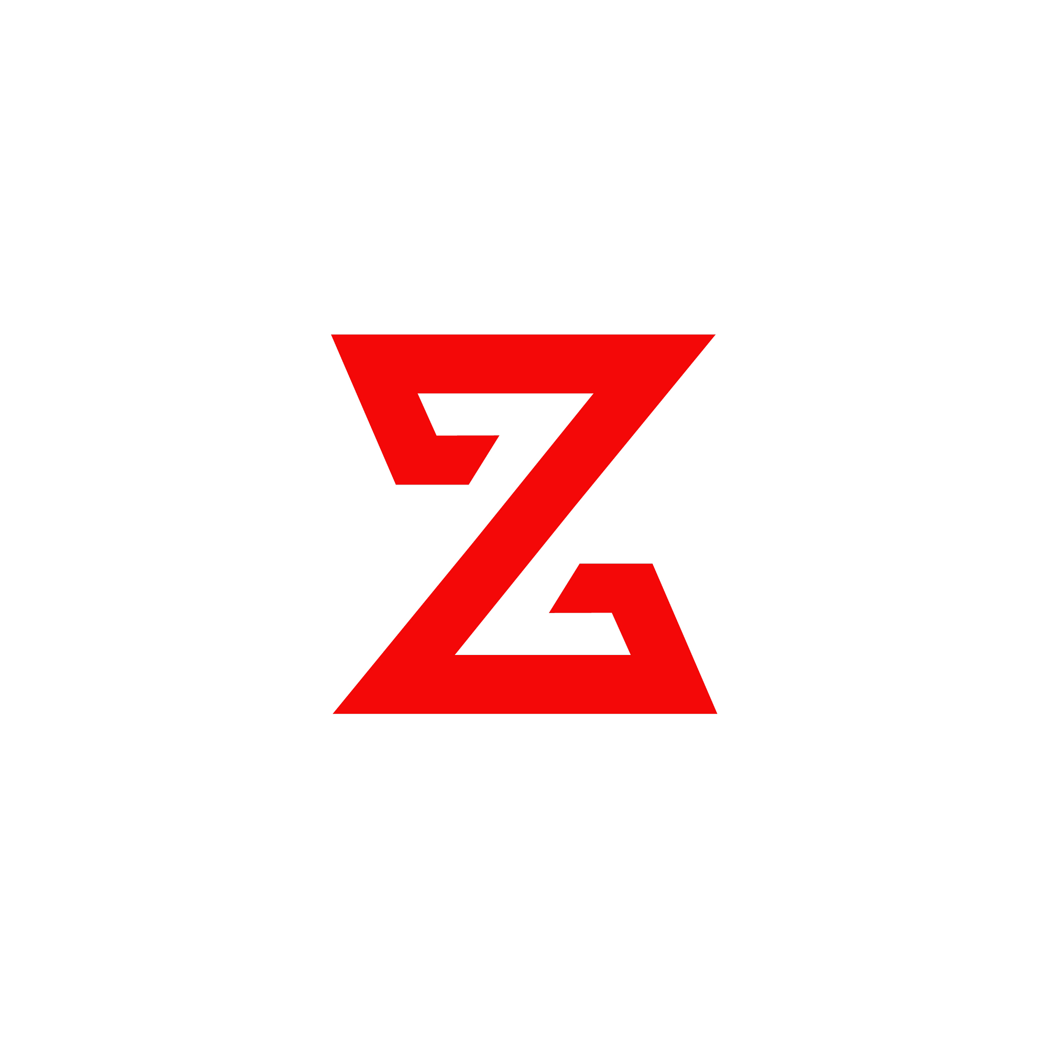 z letter initial icon logo design template