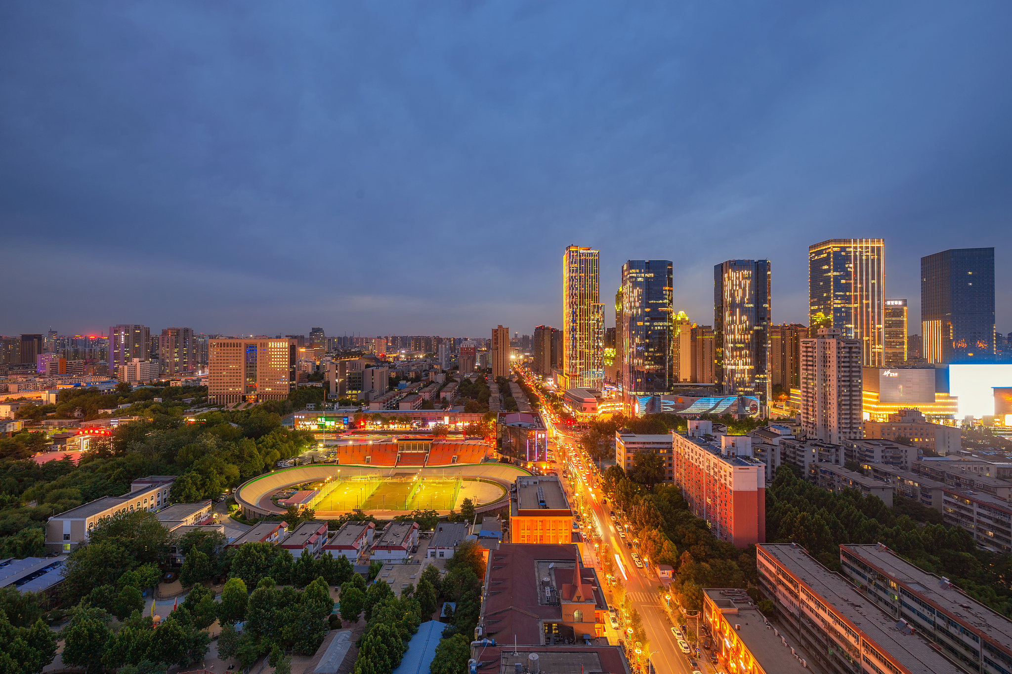 郑州城市风光夜景高清大图