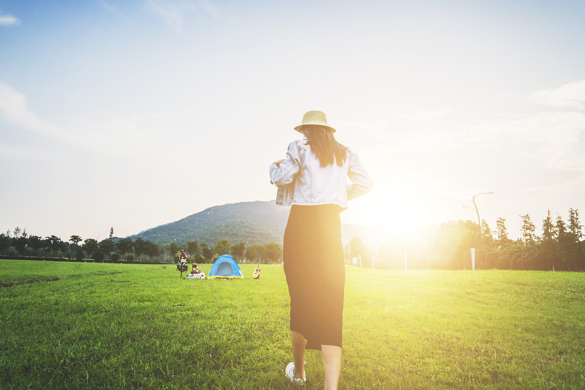 天晴了的时候仿写