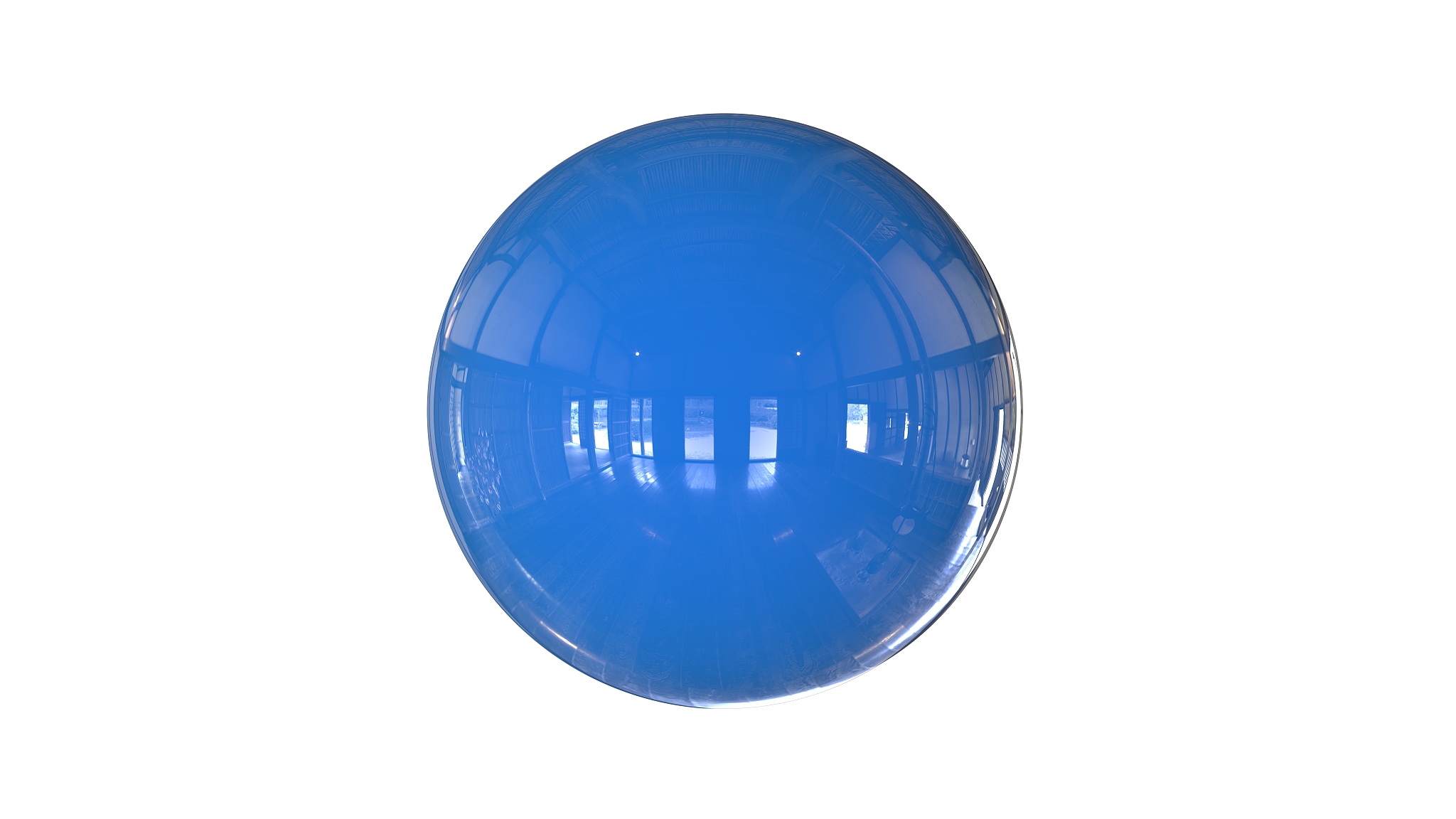 3d rendering of a shpere with structure isolated on white