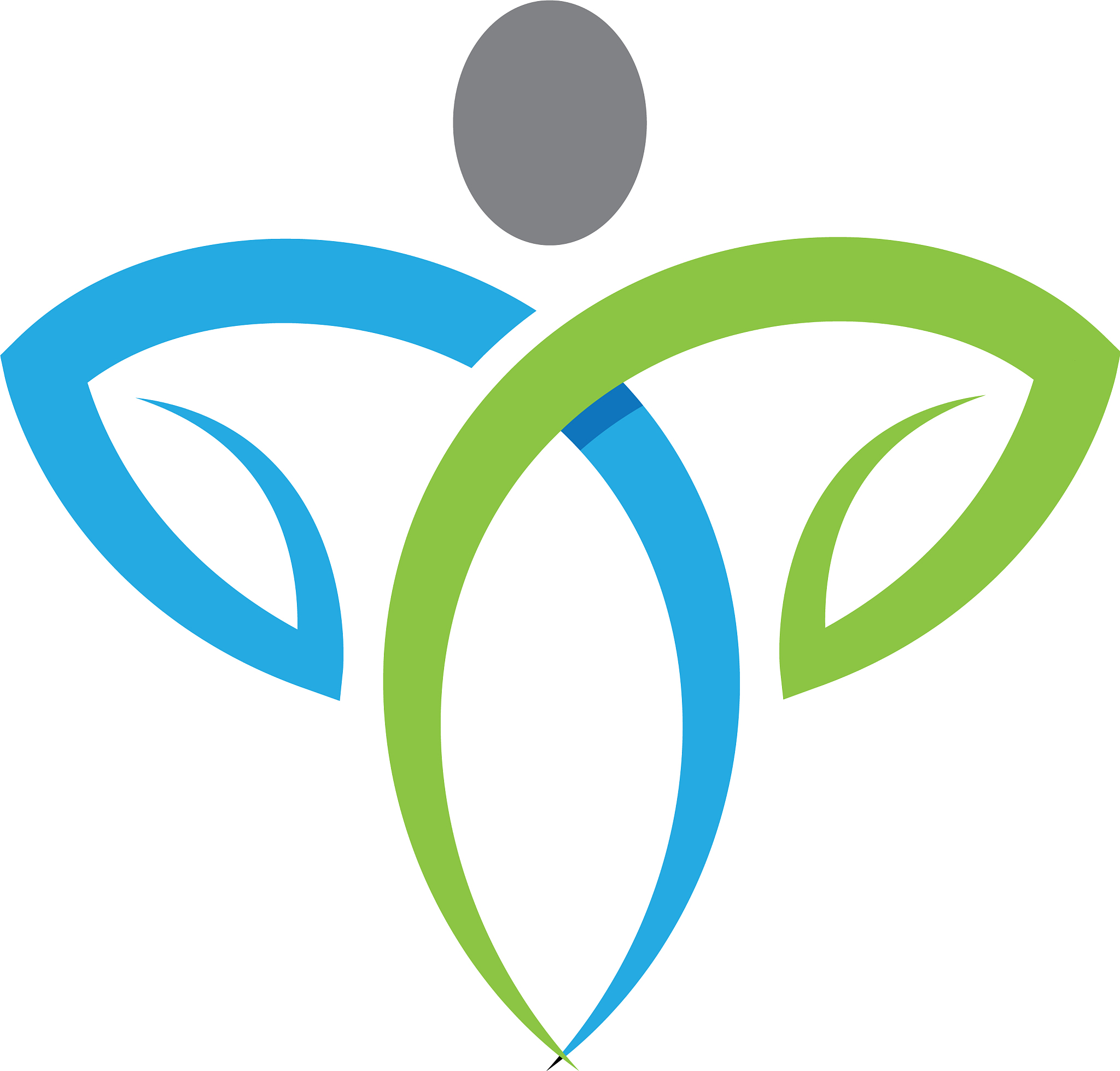 human character logo sign