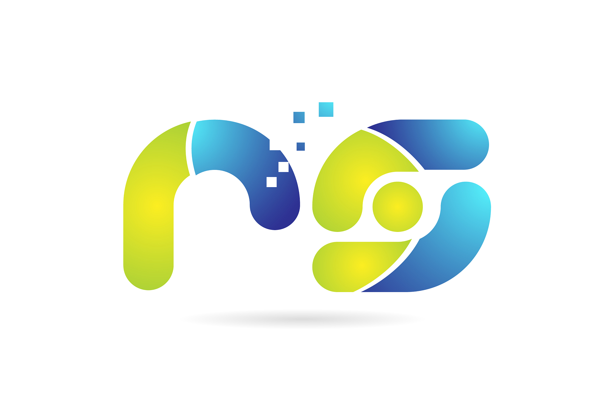 rs r s blue green combination alphabet letter