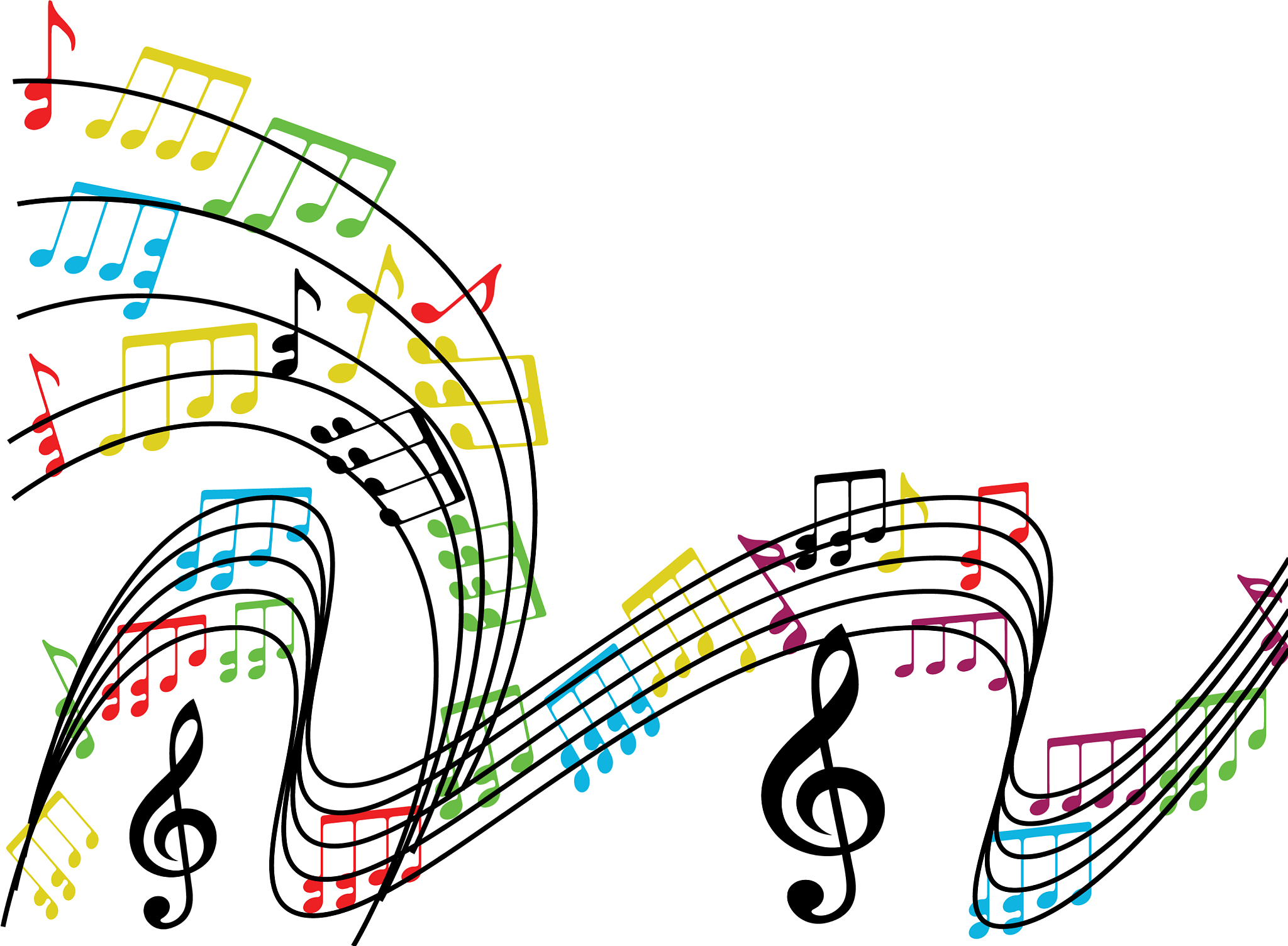music notes composition musical theme background