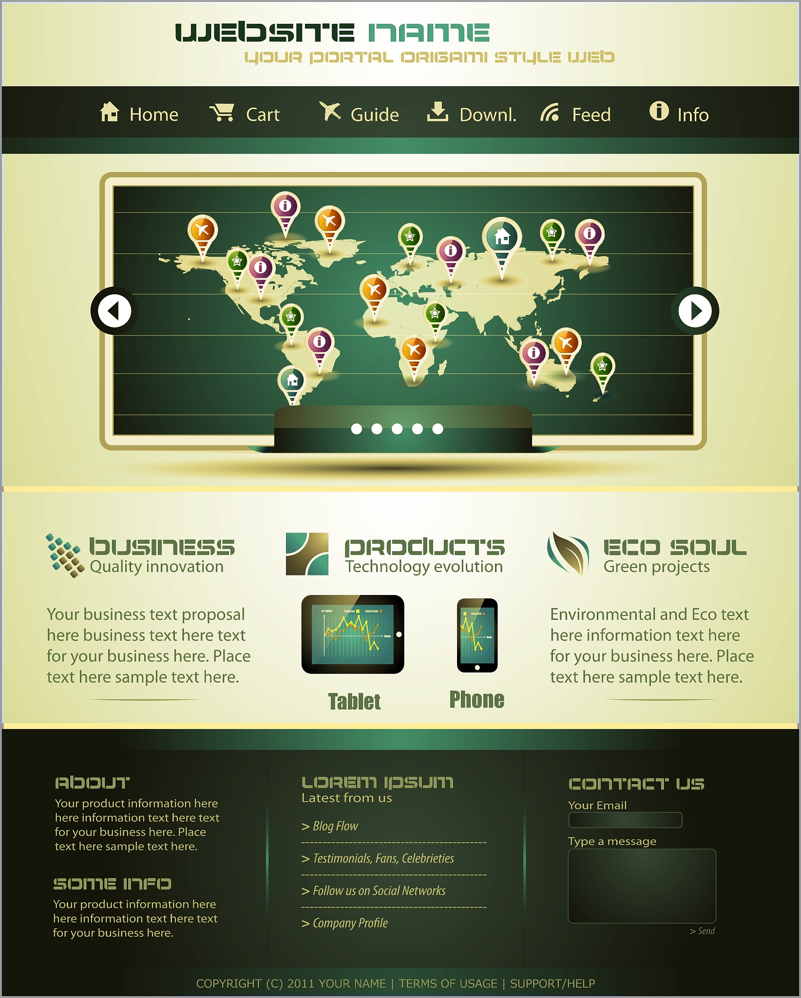 website template